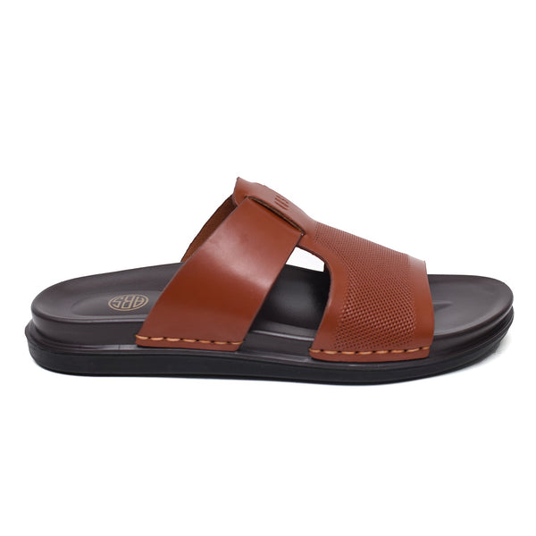 LEATHER SLIPPER - AR-021 TAN