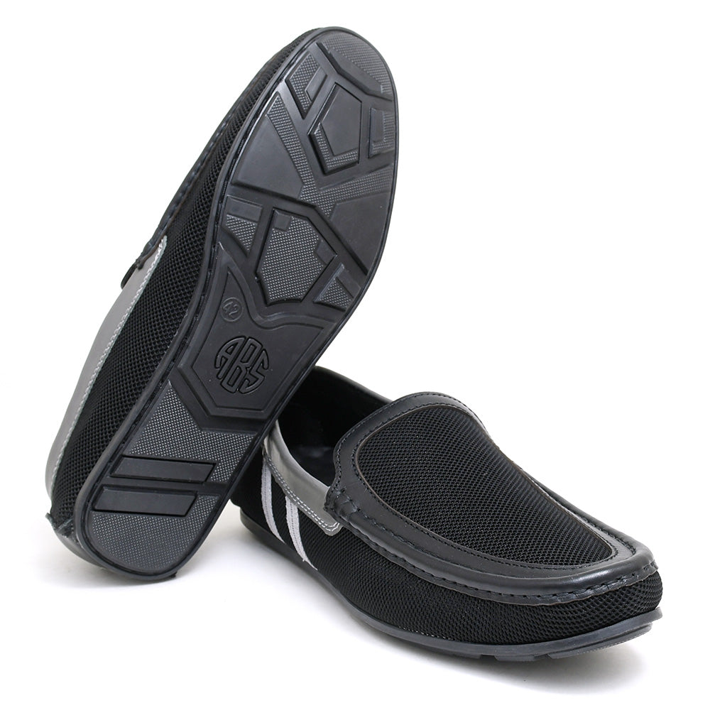 LEATHER SHOES - ROMEO-063 BLACK