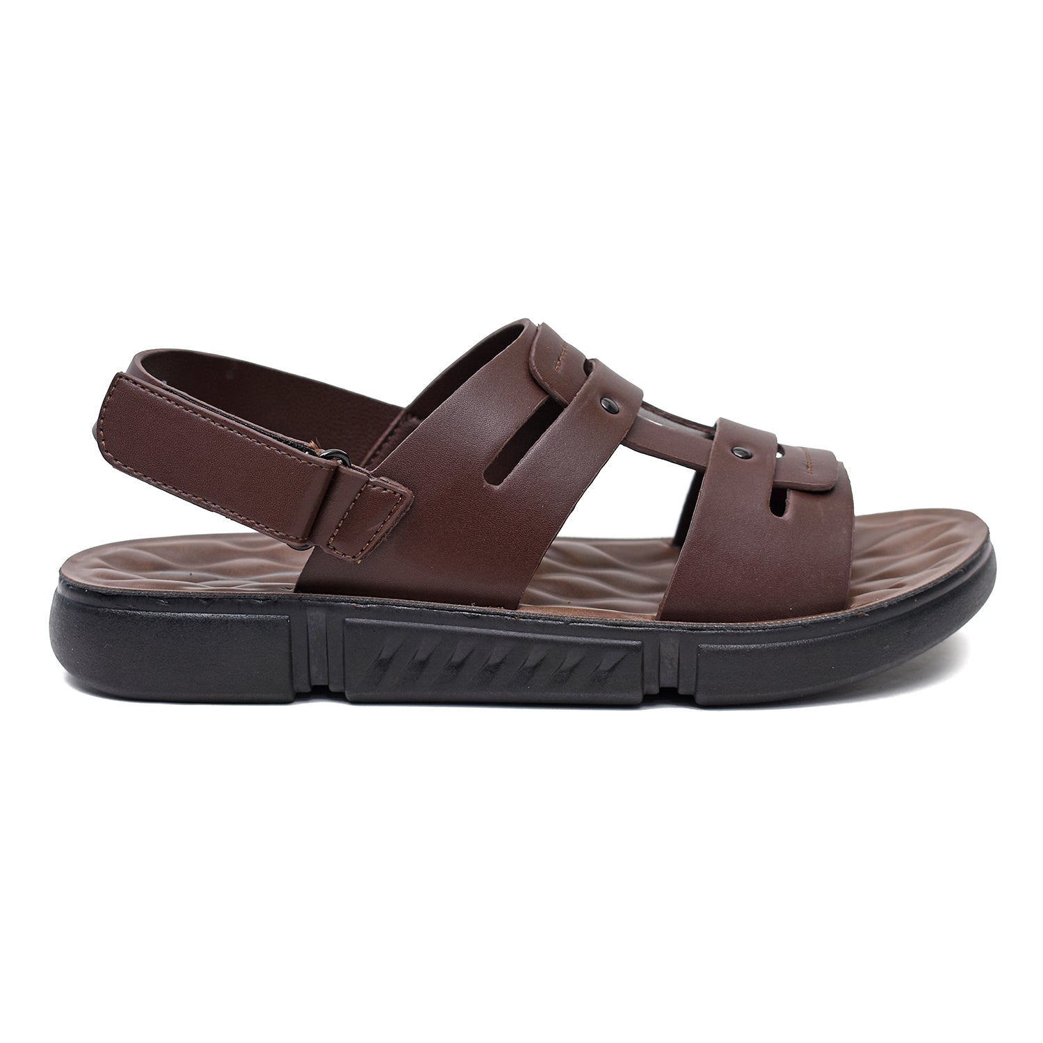 LEATHER SANDAL - SPT-1222 BROWN