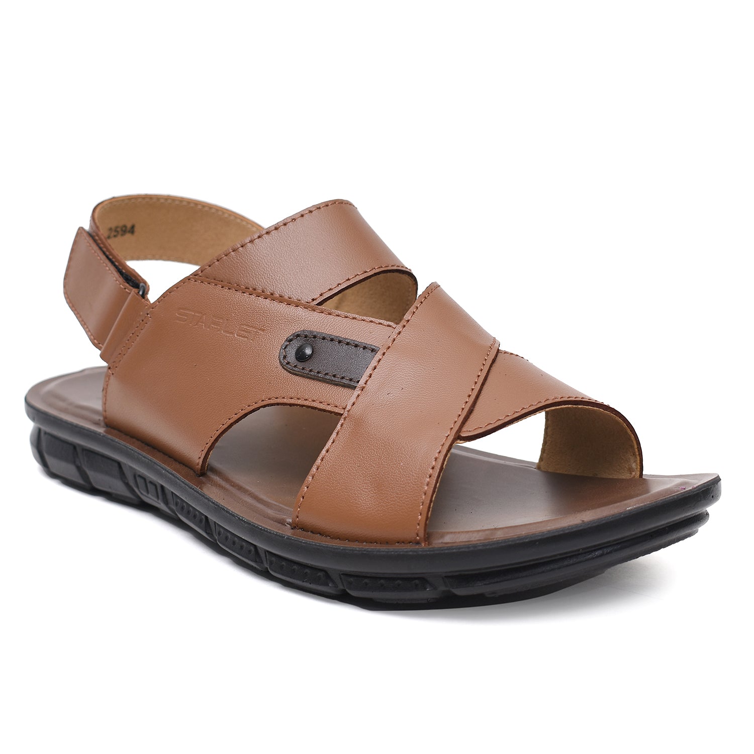 LEATHER SANDAL - AK-112 TAN