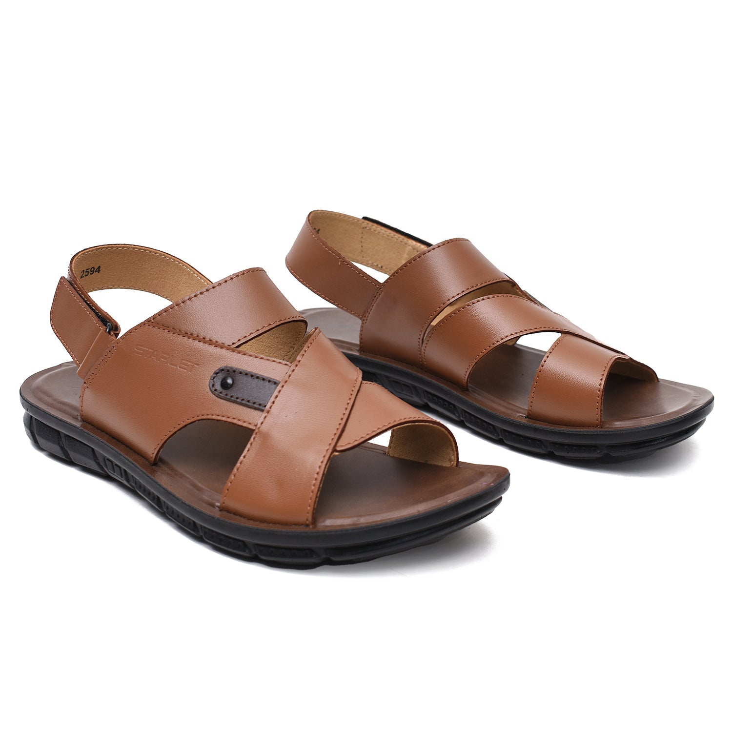 LEATHER SANDAL - AK-112 TAN