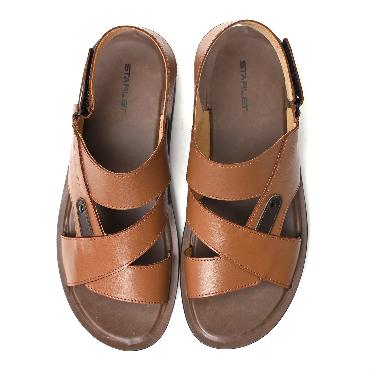 LEATHER SANDAL - AK-112 TAN