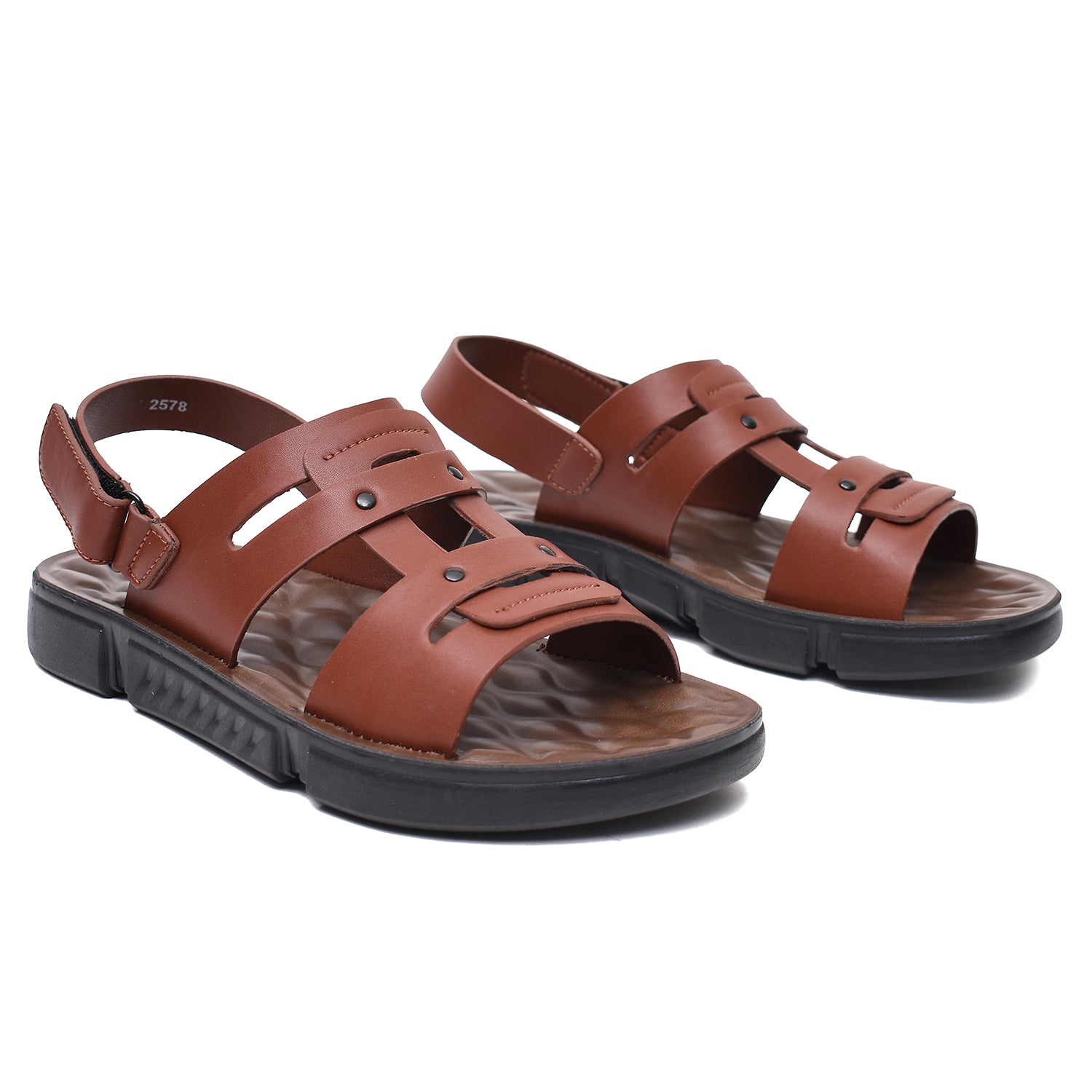 LEATHER SANDAL - SPT-1222 TAN
