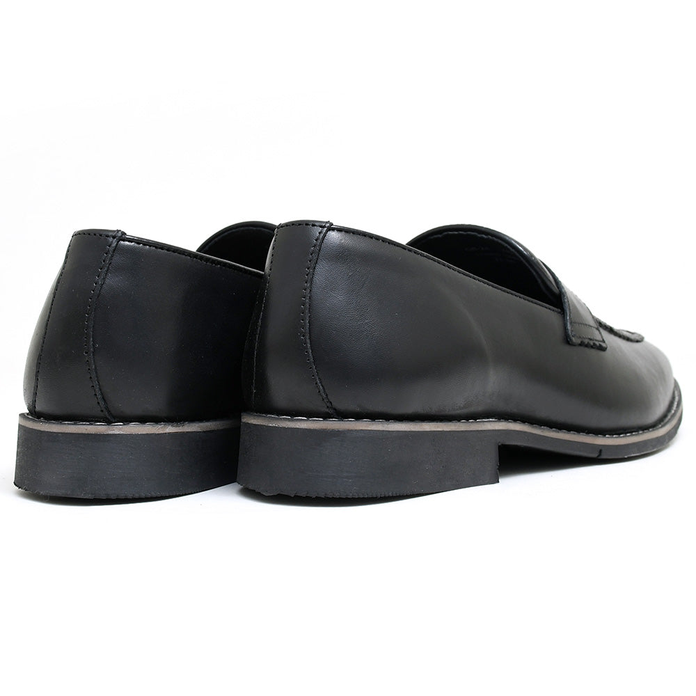 LEATHER SHOES - GARNIZO-024 BLACK
