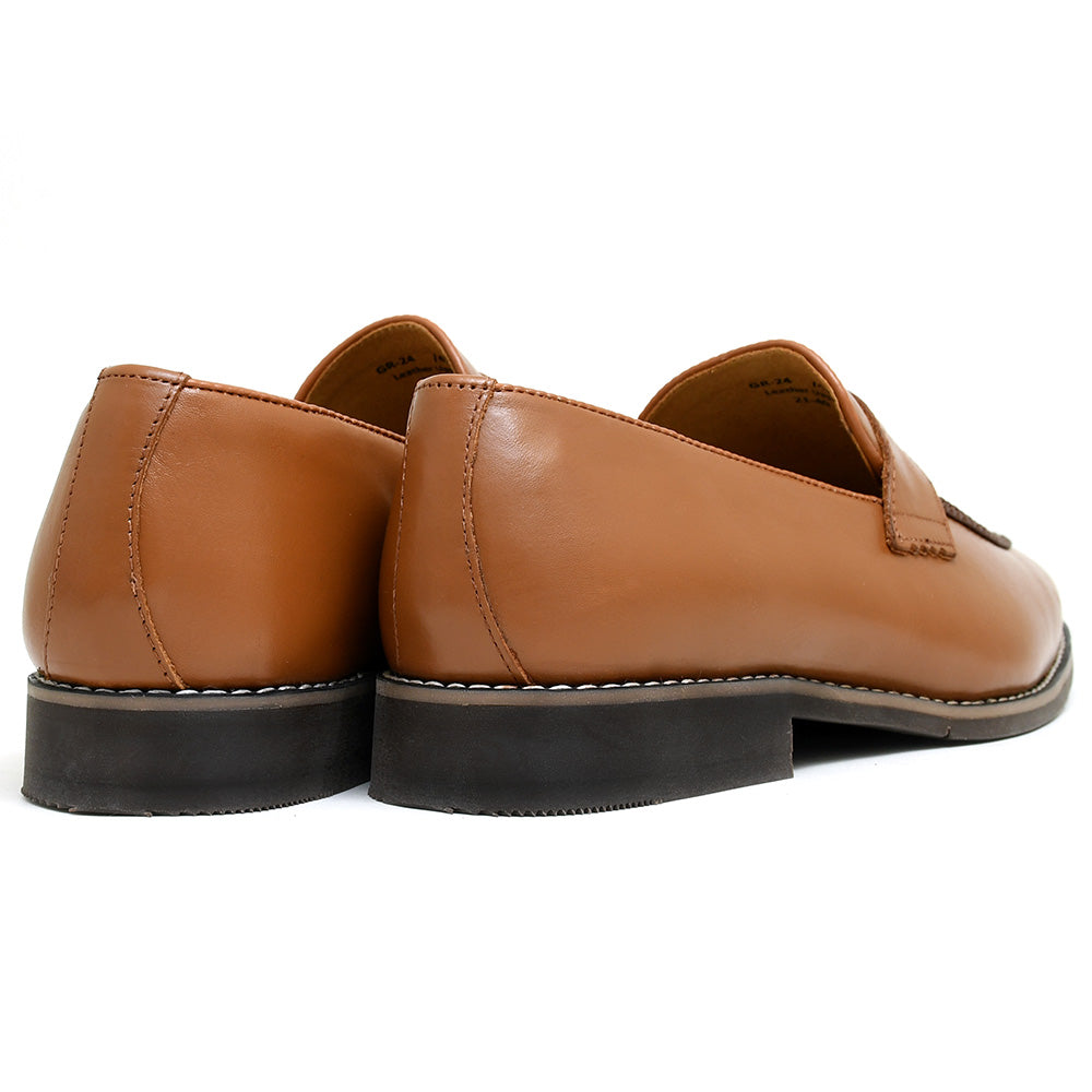 LEATHER SHOES - GARNIZO-024 TAN