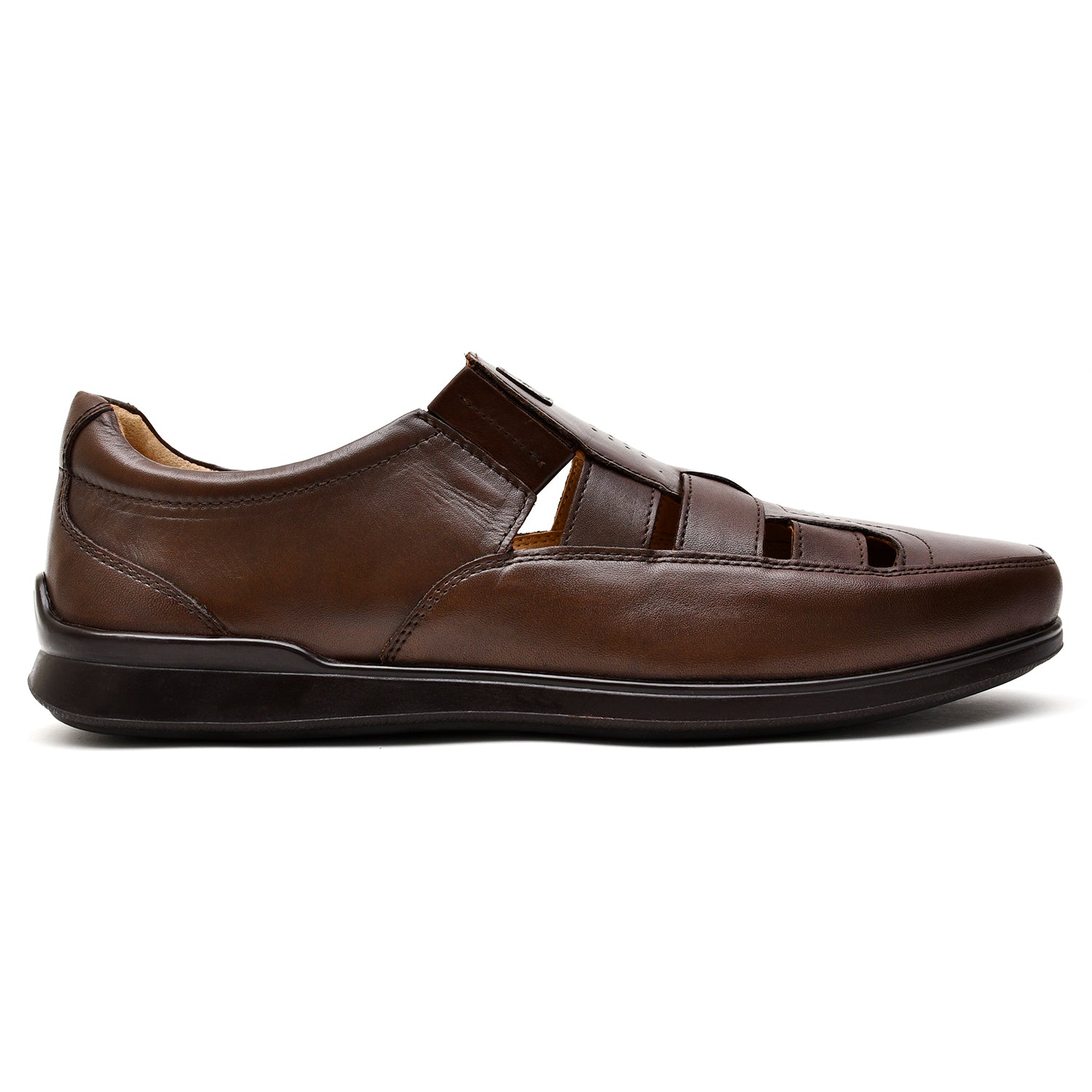 LEATHER SHOES - RM-104 BROWN