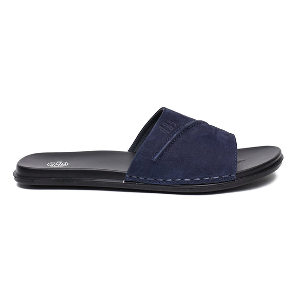 LEATHER SLIPPER - CHM-012 BLUE