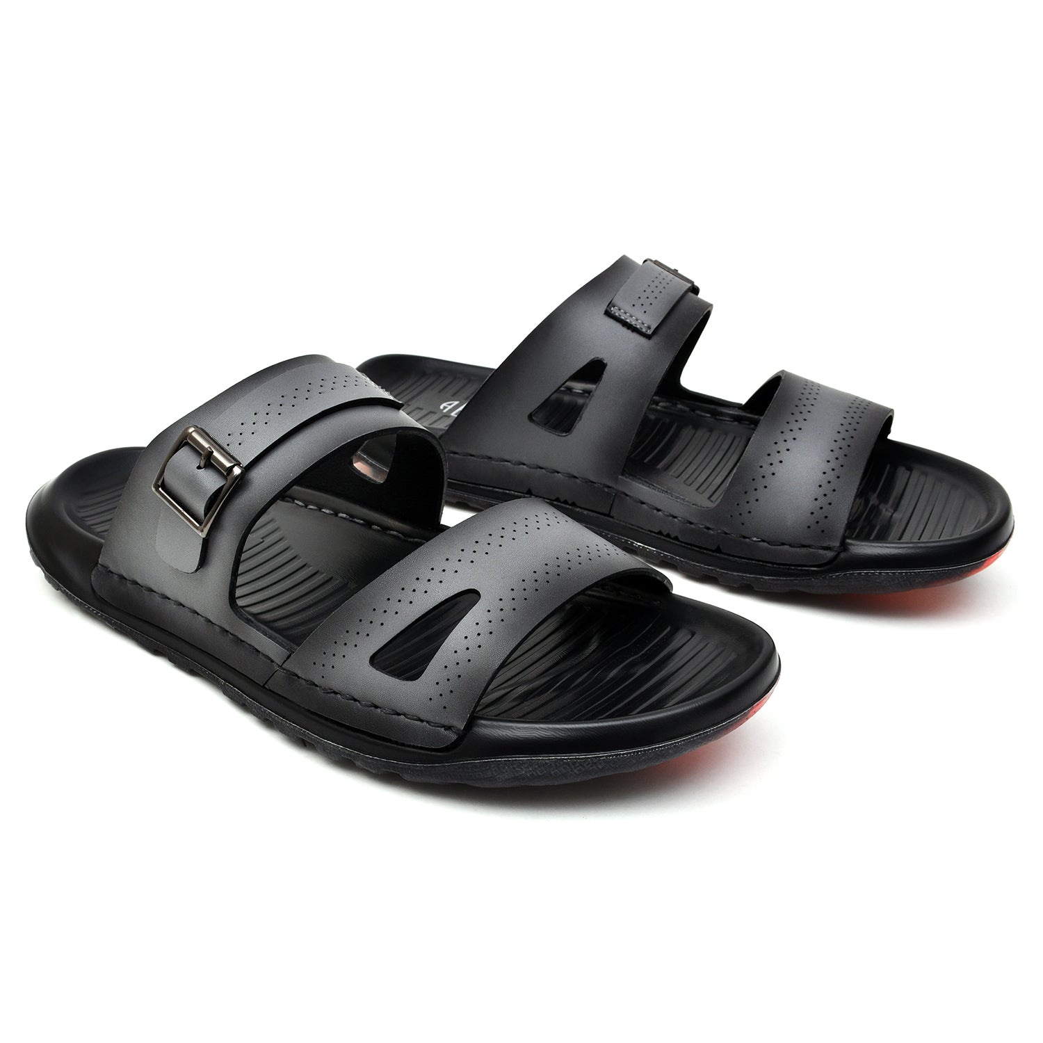 LEATHER SLIPPER - COL-02 GREY