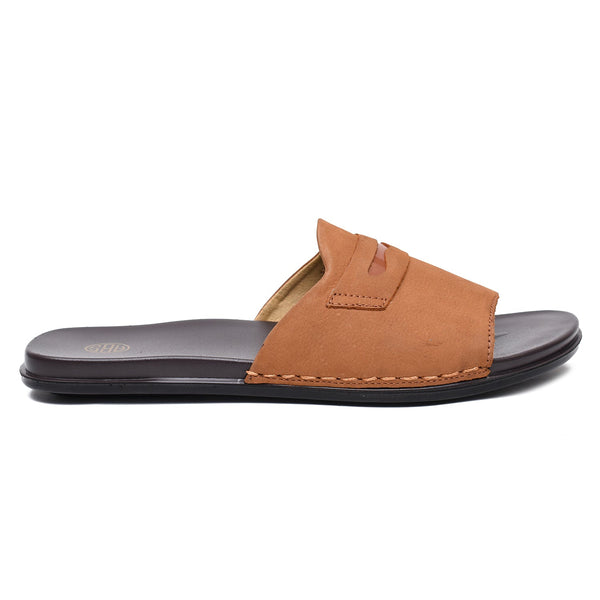 LEATHER SLIPPER - CHM-011 MUSTARD