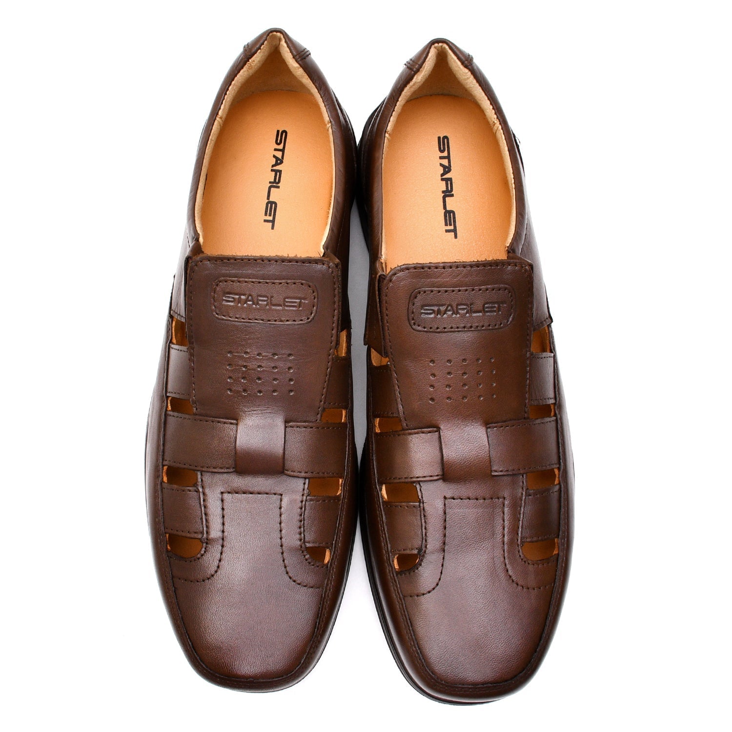 LEATHER SHOES - RM-104 BROWN