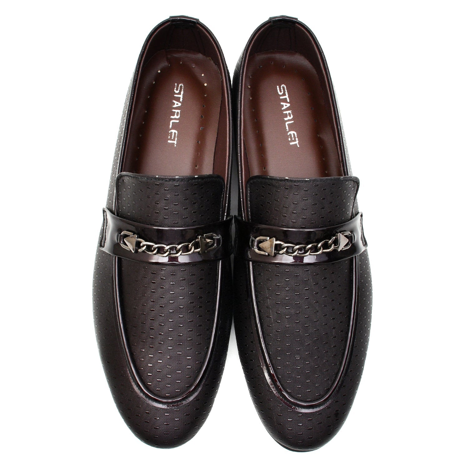 LEATHER SHOES - FC-1-2-8026 BROWN