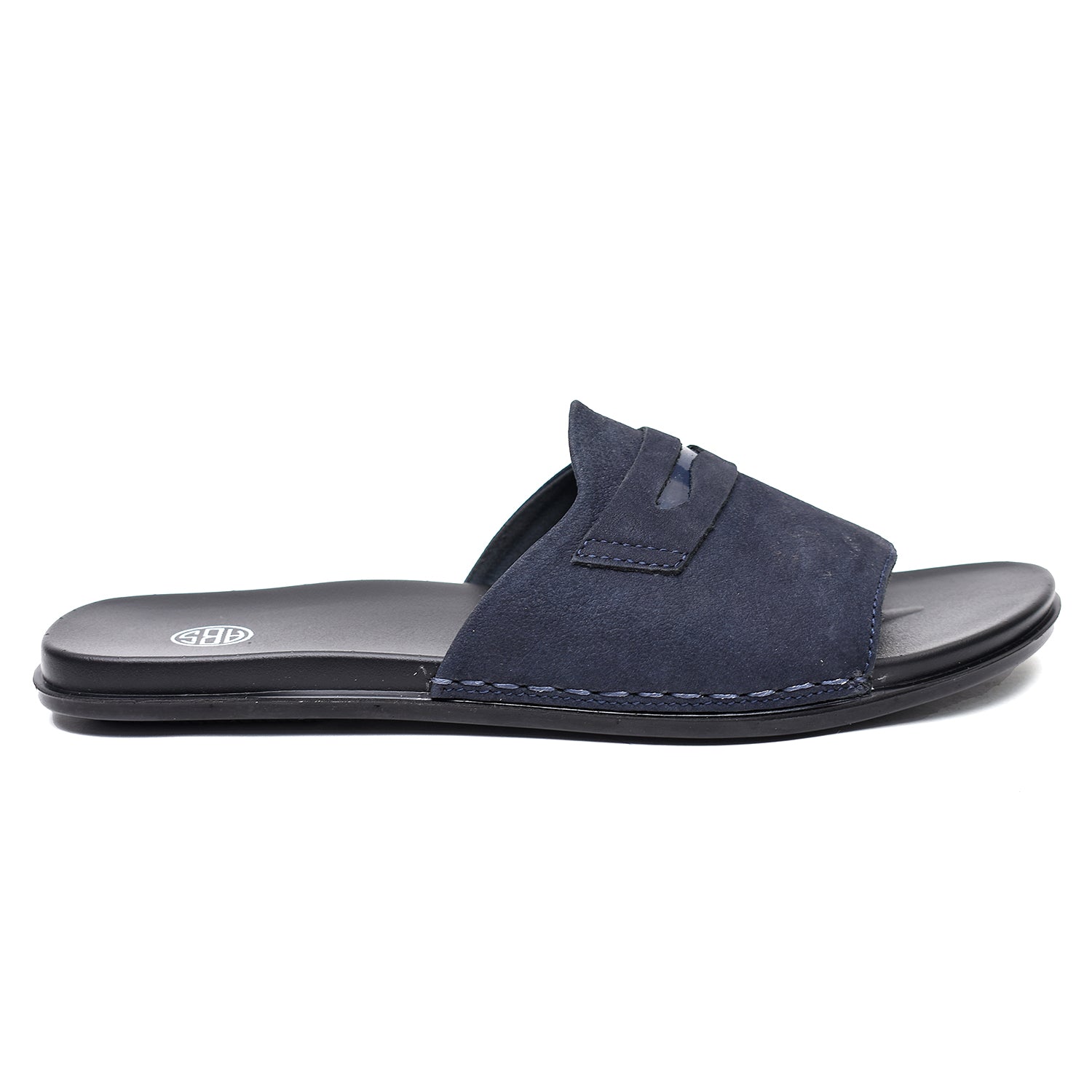 LEATHER SLIPPER - CHM-011 BLUE