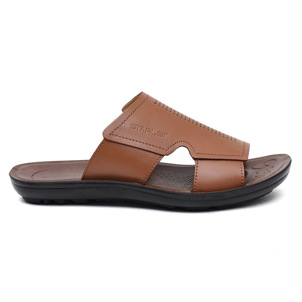 LEATHER SLIPPER - SP-327 TAN