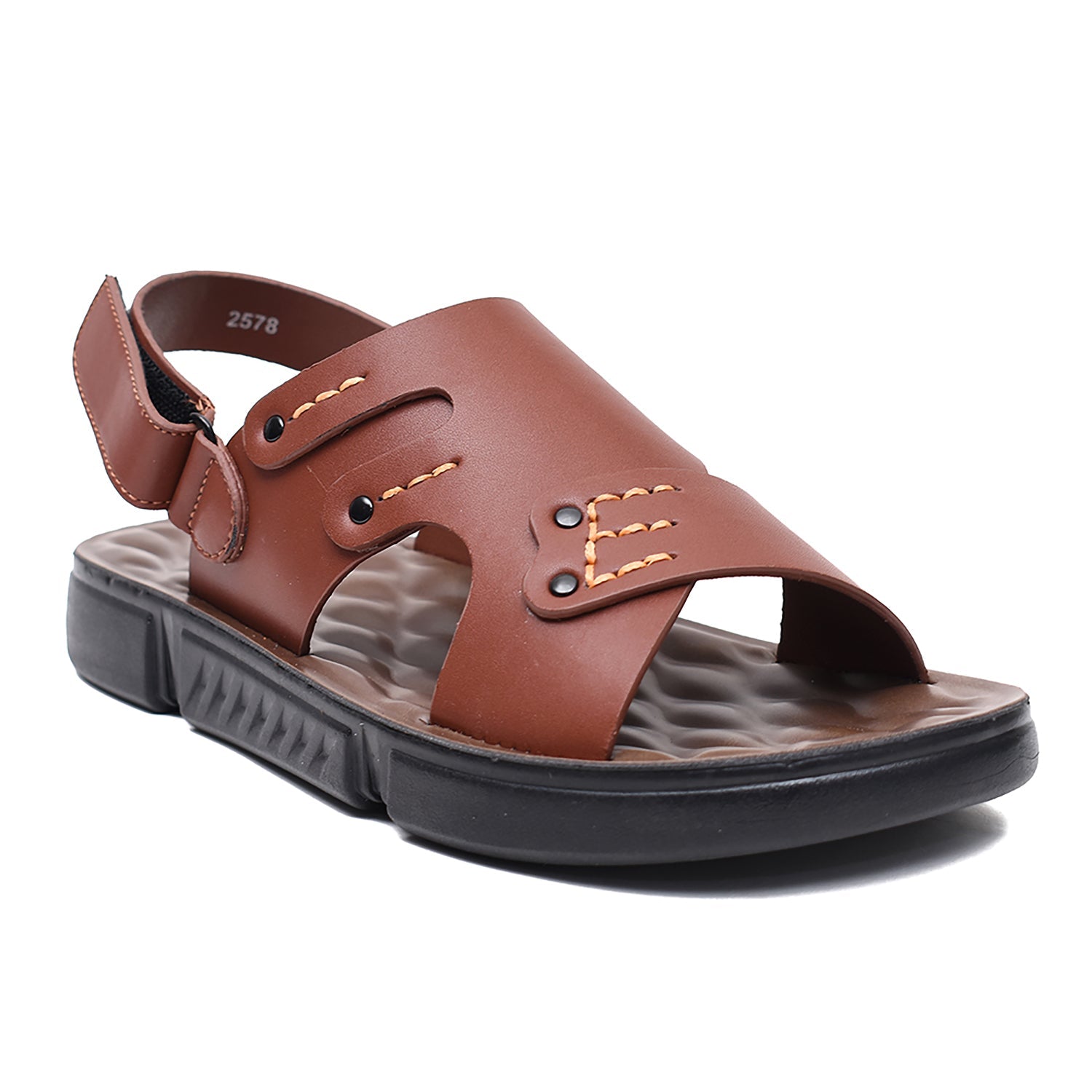 LEATHER SANDAL - SPT-1221 TAN