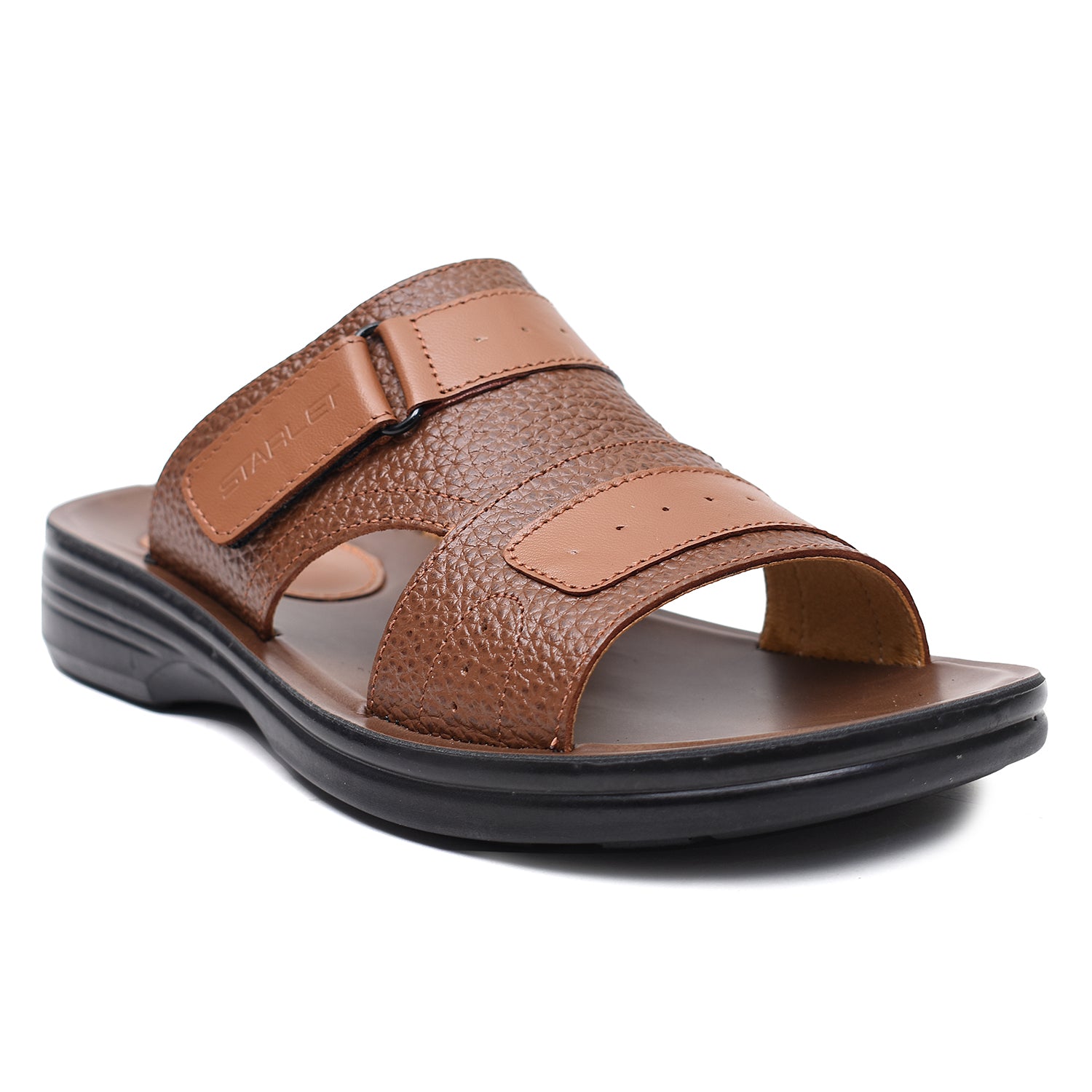 LEATHER SLIPPER - VO-631 TAN