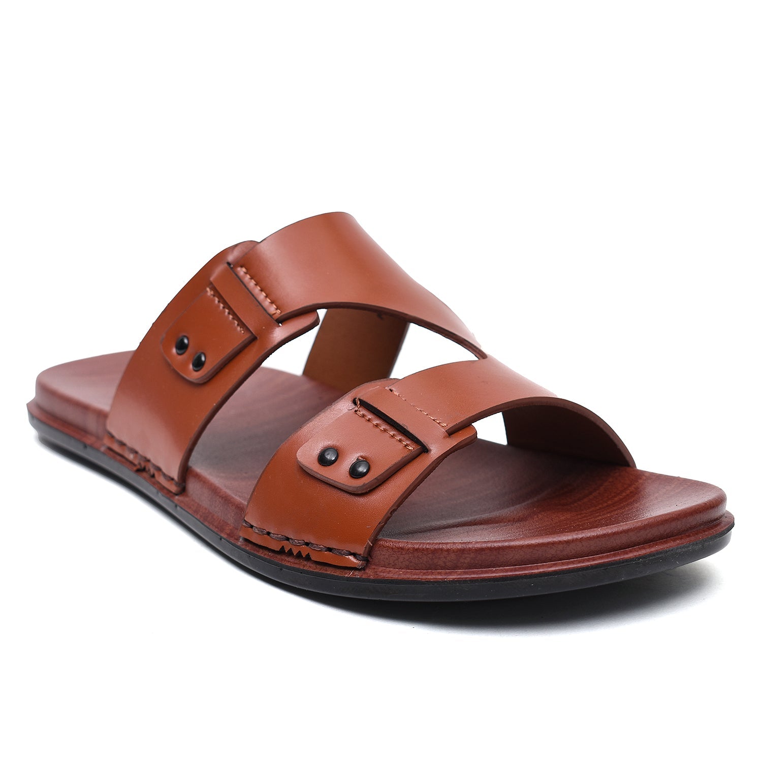 LEATHER SLIPPER - CHM-014 TAN