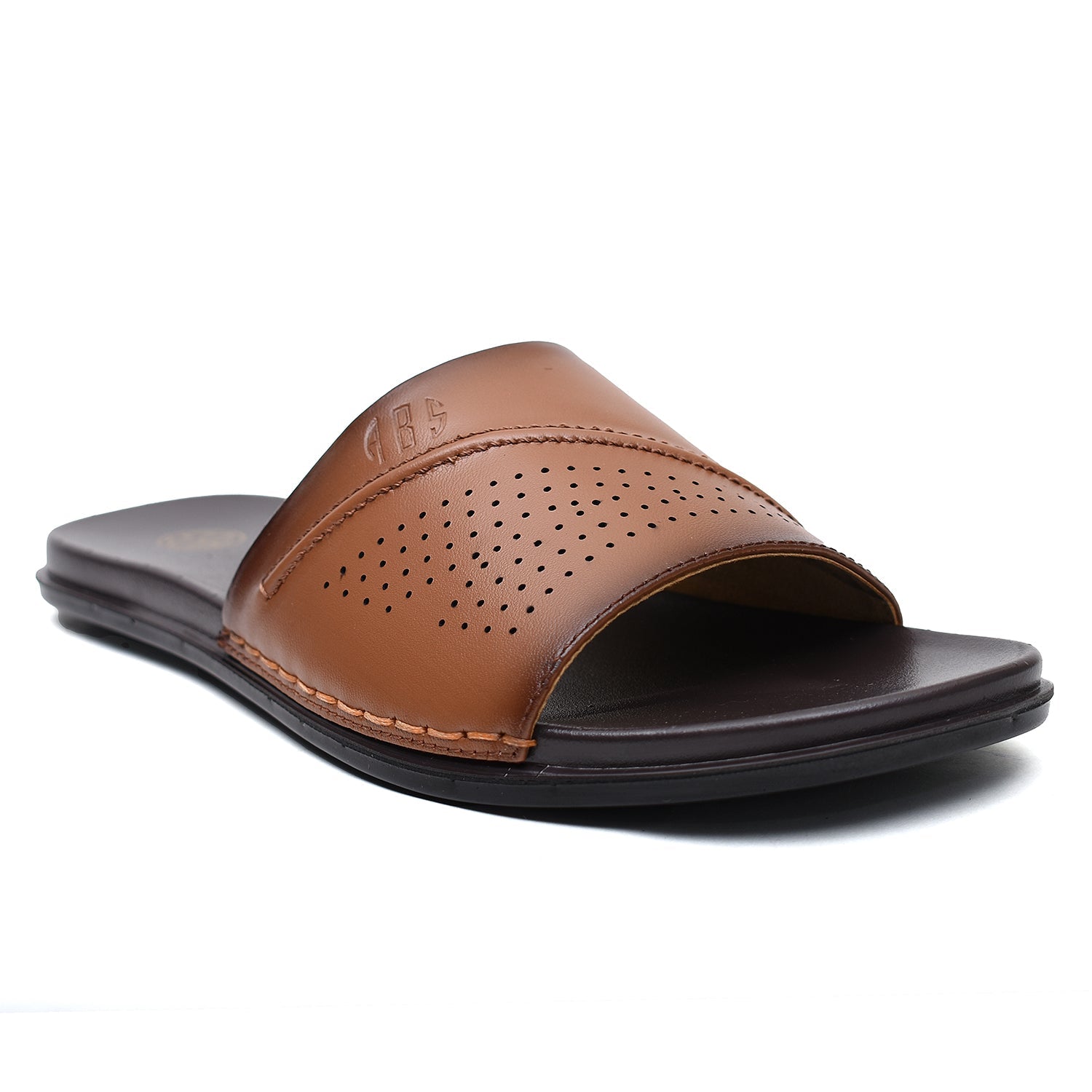 LEATHER SLIPPER - CHM-012 TAN