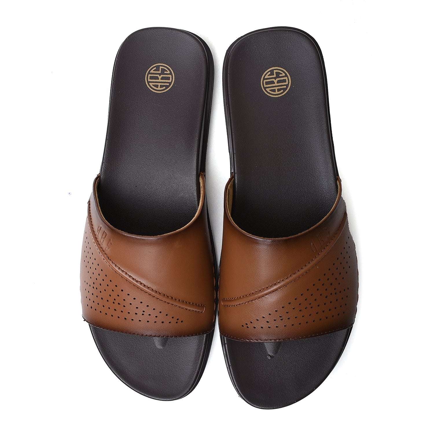 LEATHER SLIPPER - CHM-012 TAN