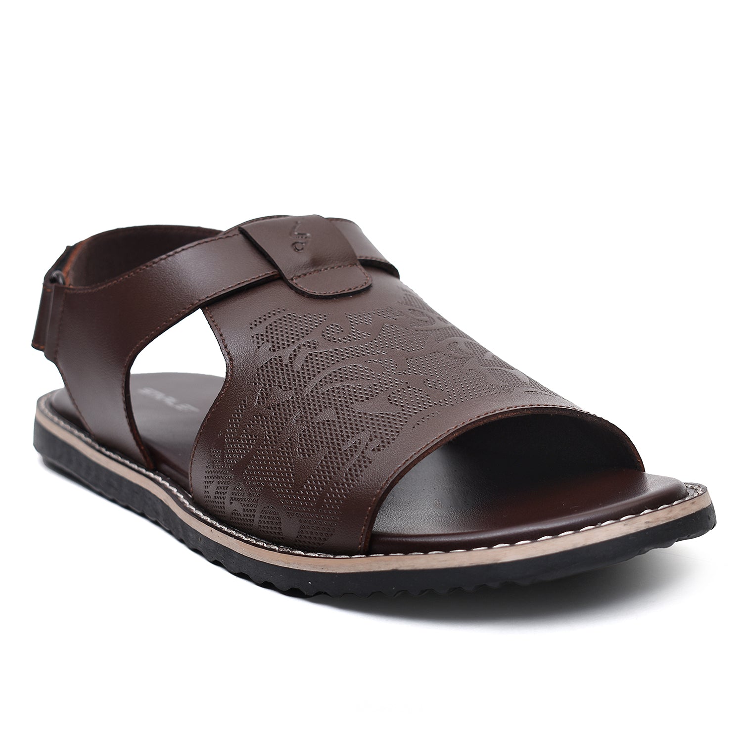 LEATHER SANDAL - GX-113 BROWN