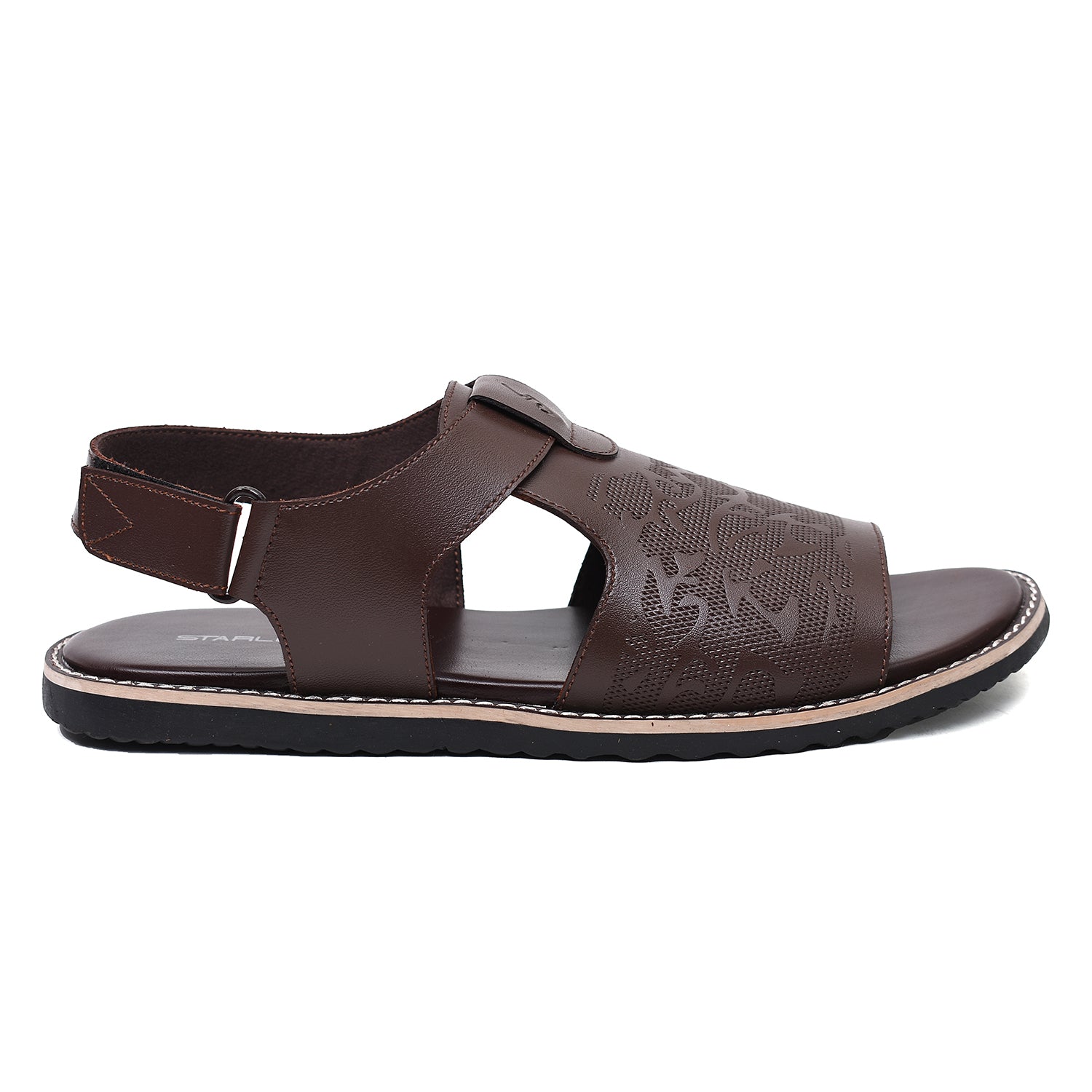 LEATHER SANDAL - GX-113 BROWN