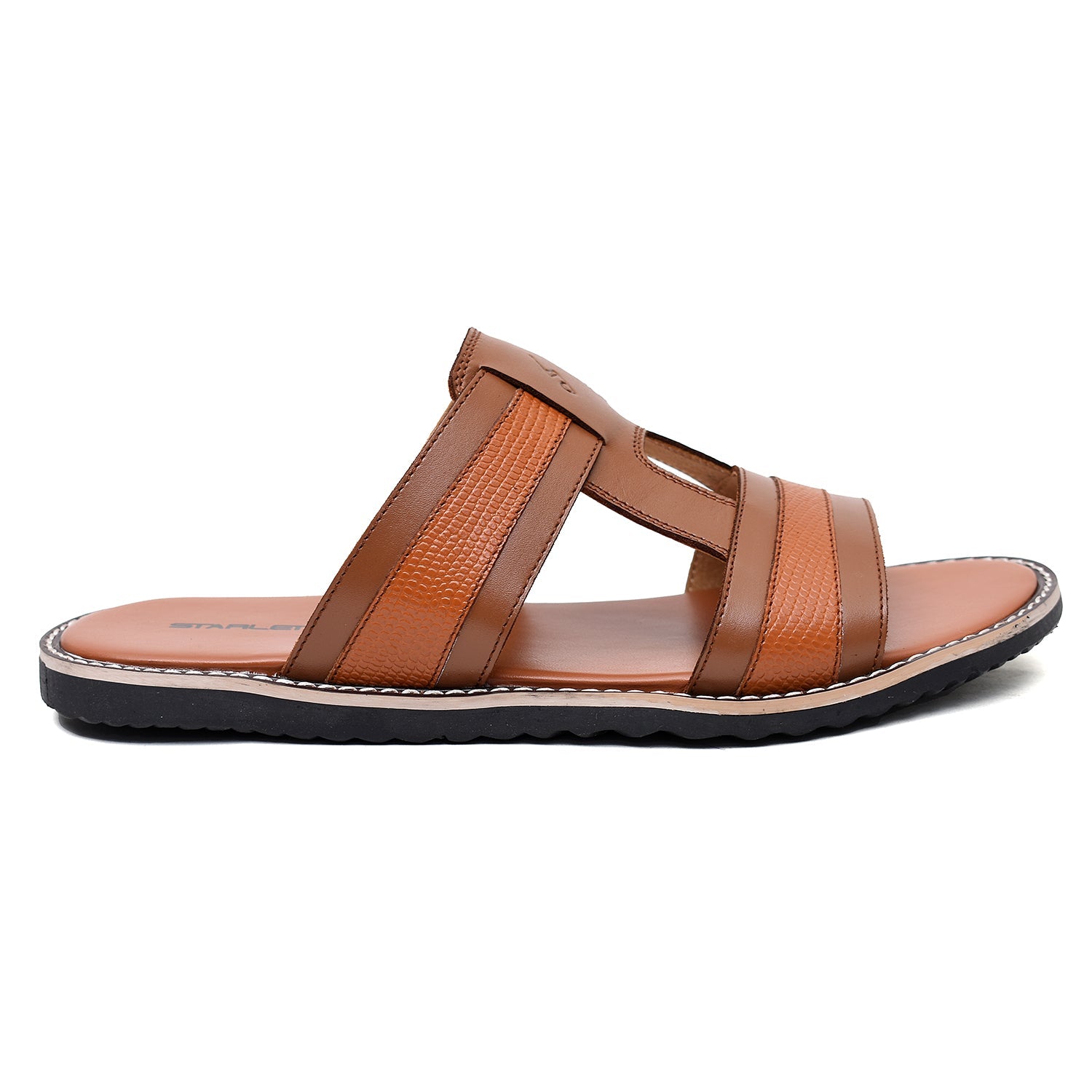 LEATHER SLIPPER - GX-26 TAN