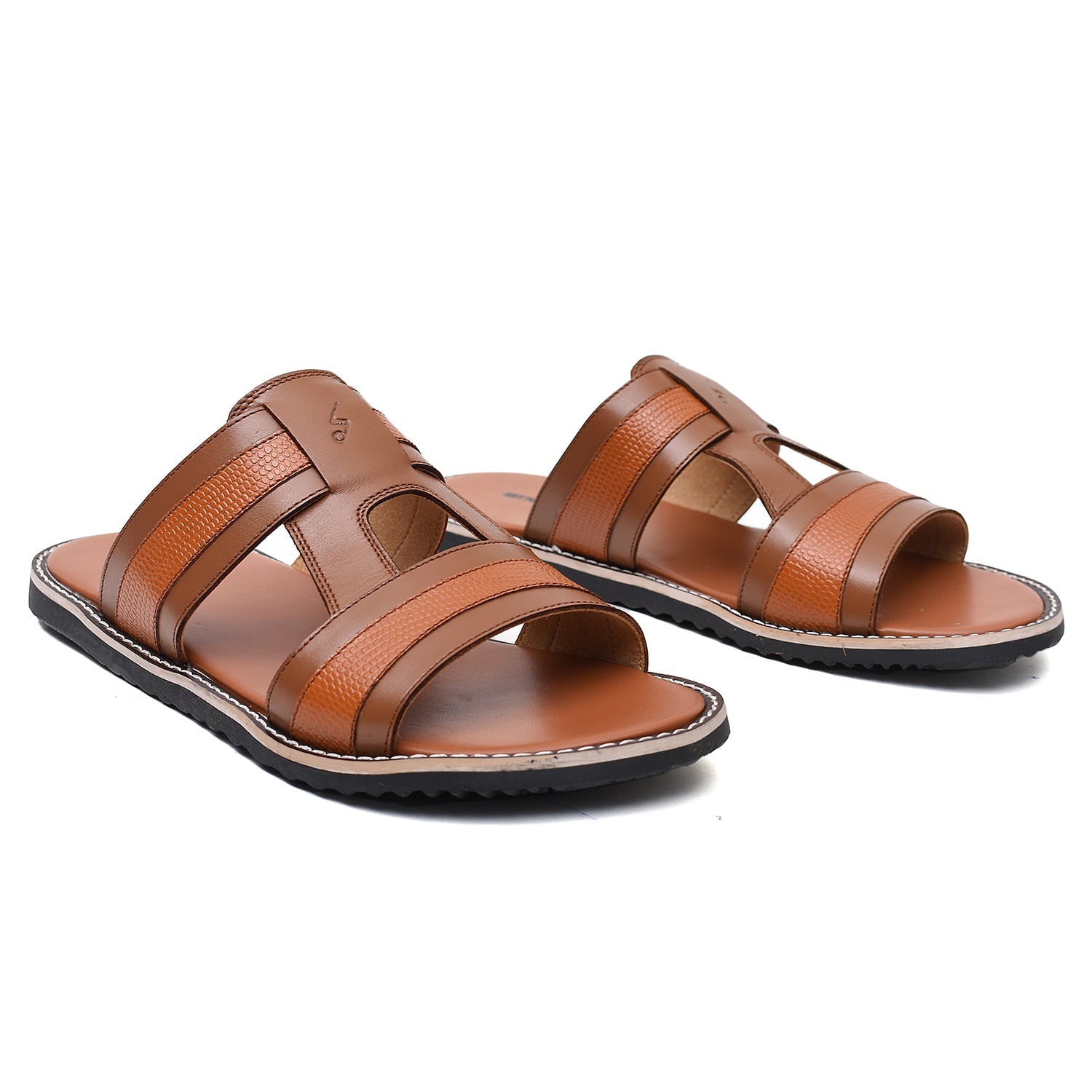 LEATHER SLIPPER - GX-26 TAN