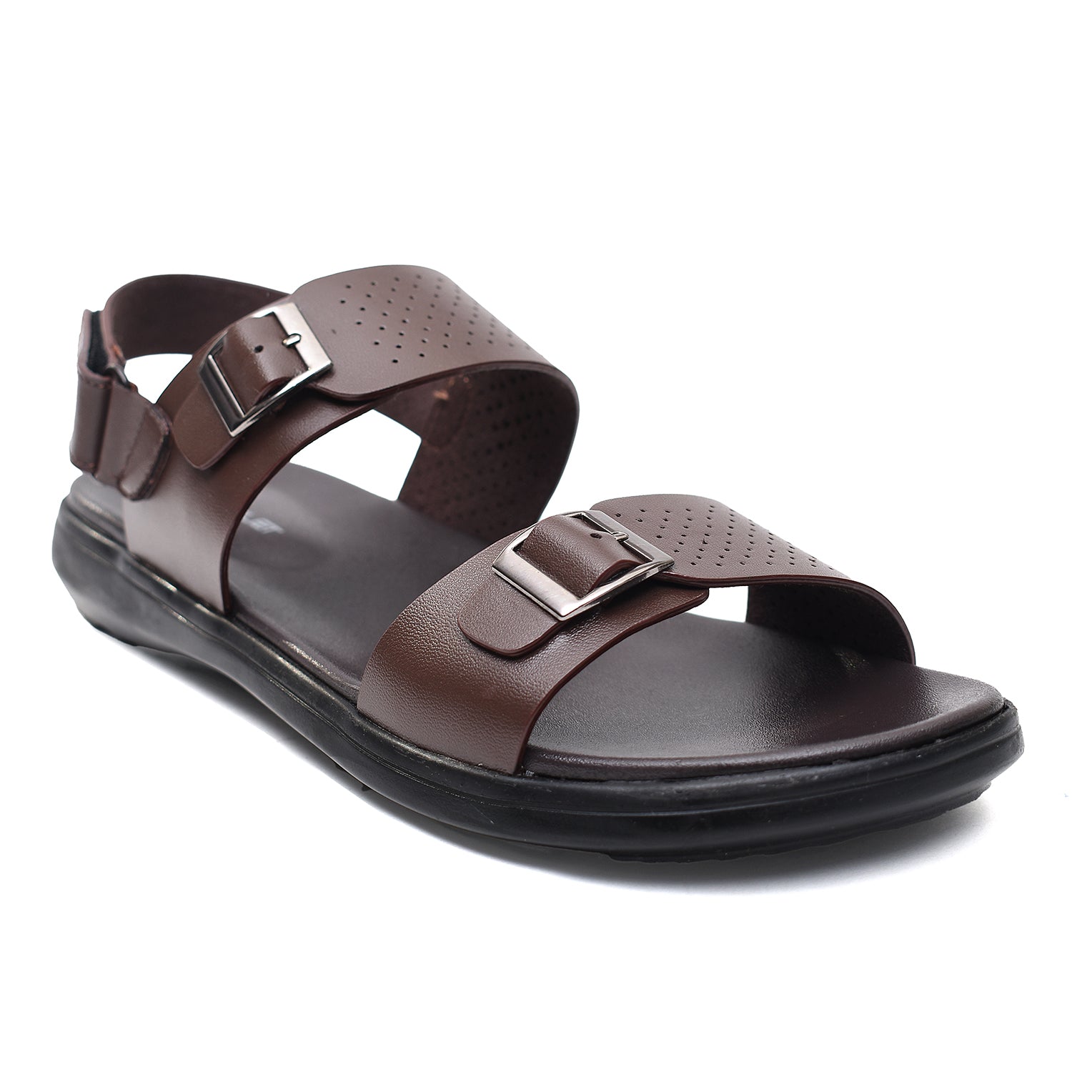 LEATHER SANDAL - VCT-111 BROWN