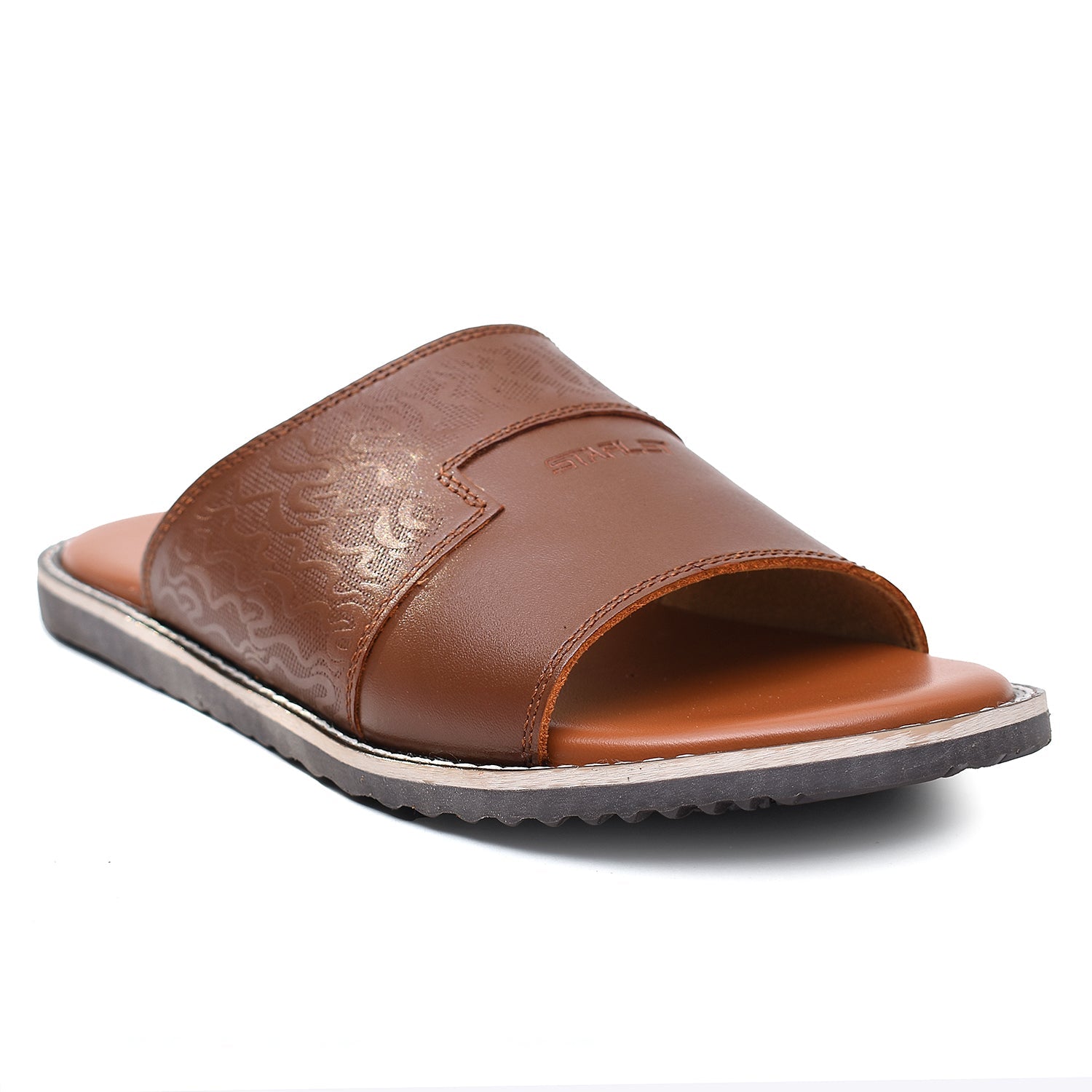 LEATHER SLIPPER - GX-24 TAN