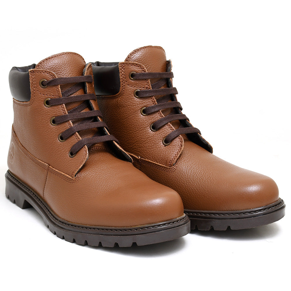 LEATHER SHOES - JACK-012 TAN