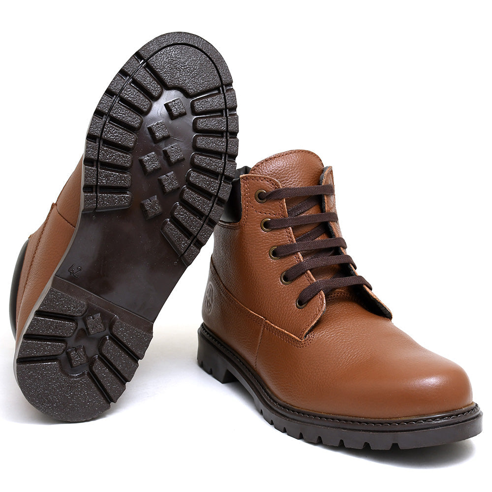 LEATHER SHOES - JACK-012 TAN