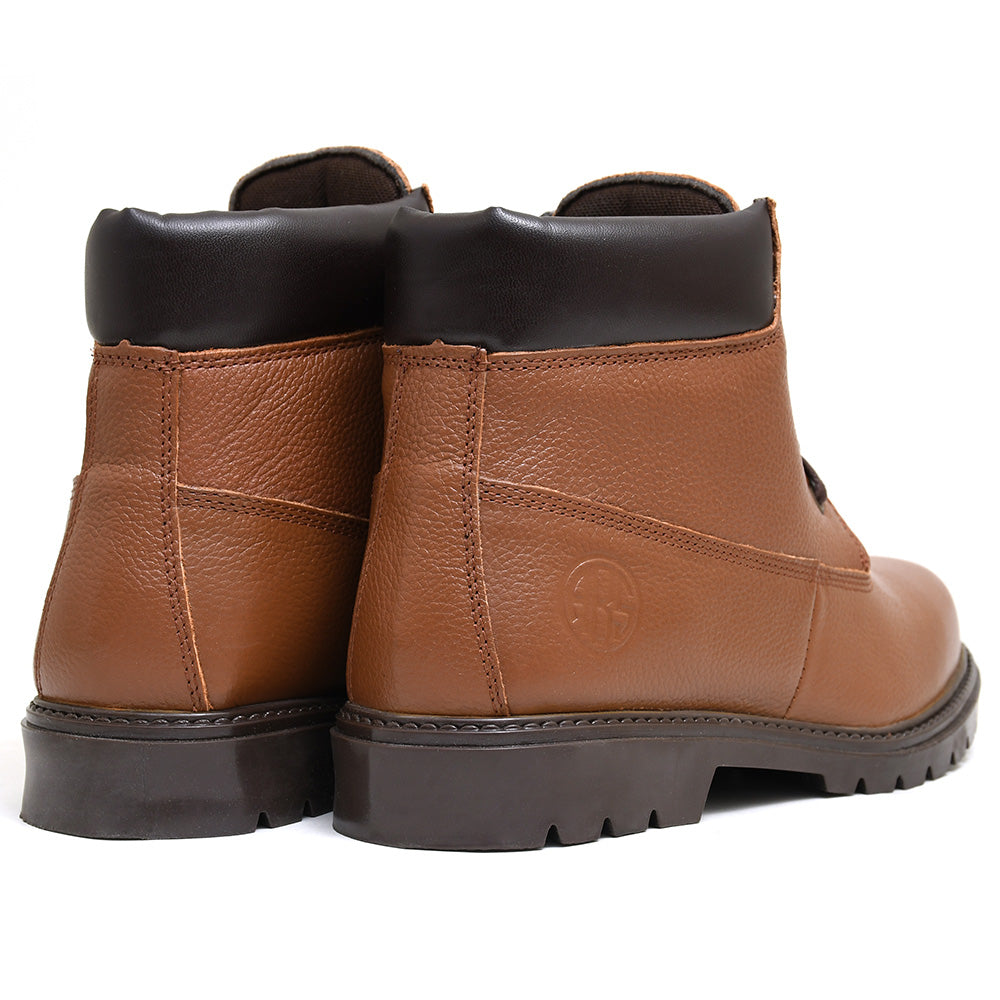 LEATHER SHOES - JACK-012 TAN
