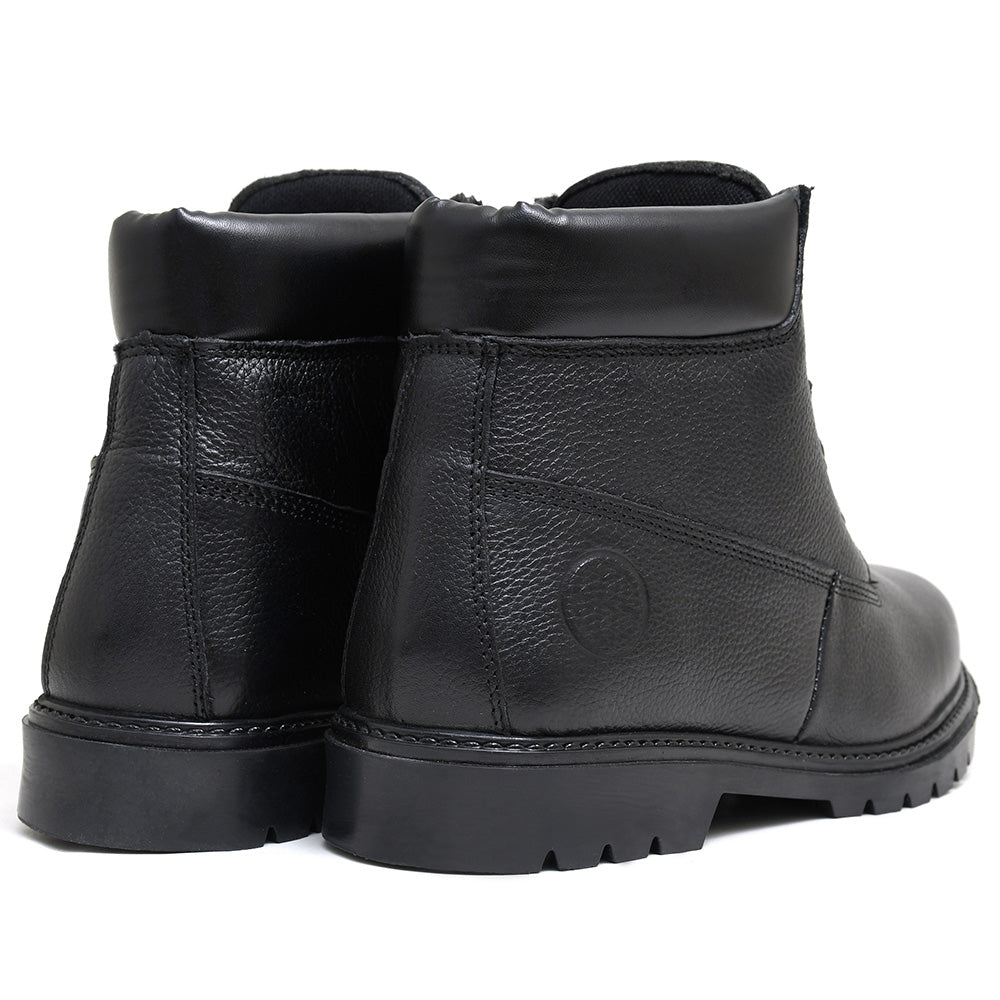 LEATHER SHOES - JACK-012 BLACK