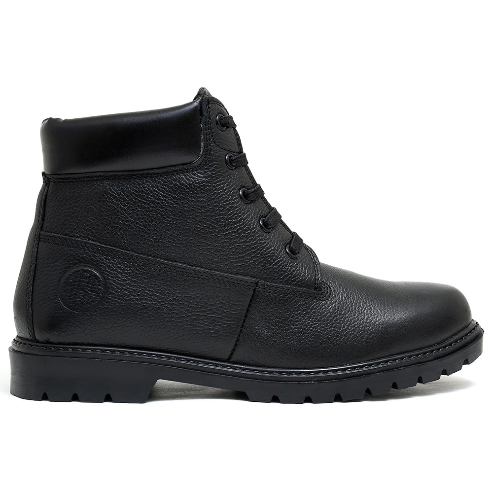 LEATHER SHOES - JACK-012 BLACK