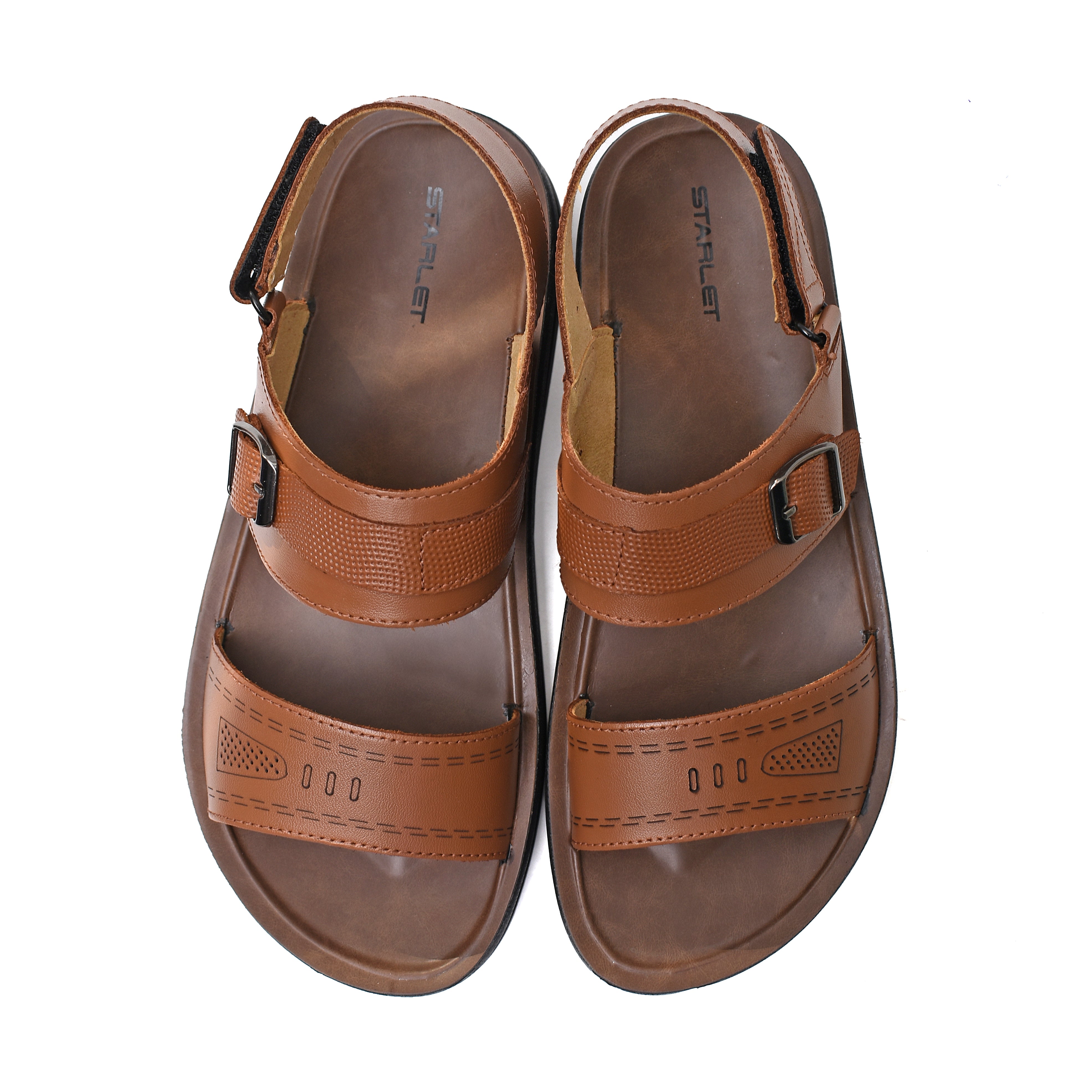 LEATHER SANDAL -WA-1842 TAN