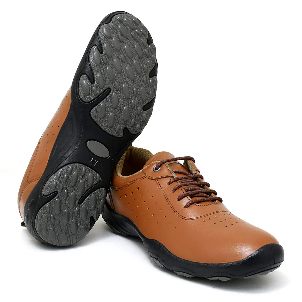 LEATHER SHOES - SANTIAGO-004 TAN