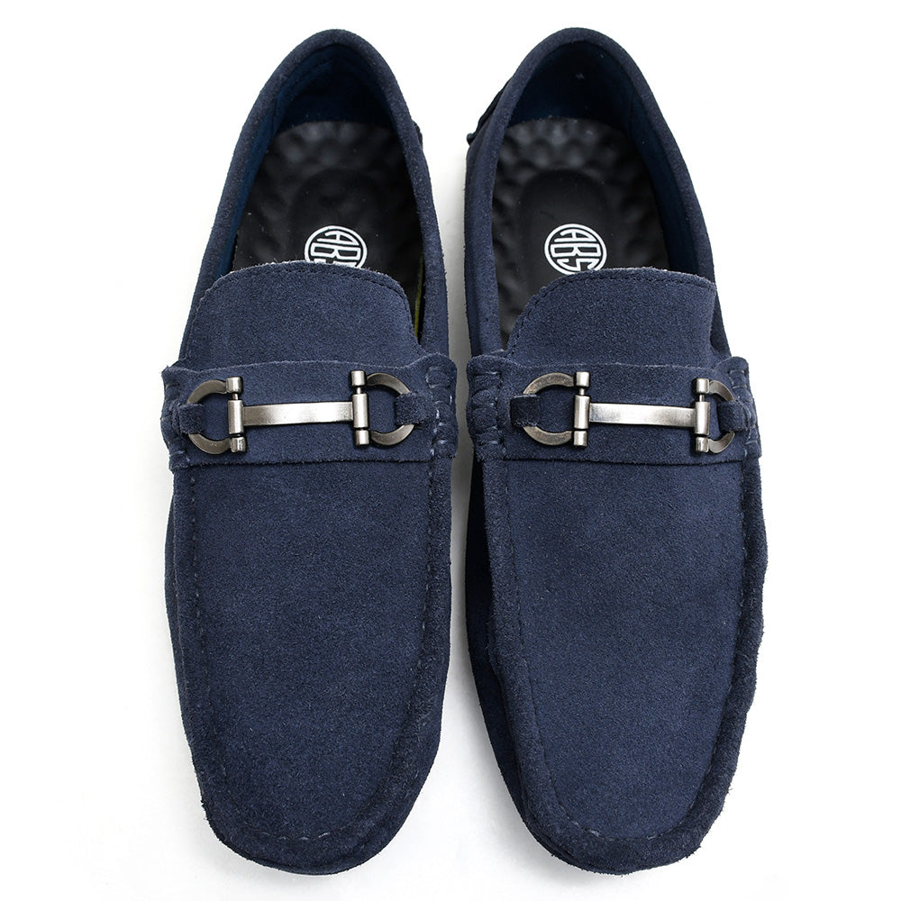 LEATHER SHOES - ROMEO-055 BLUE