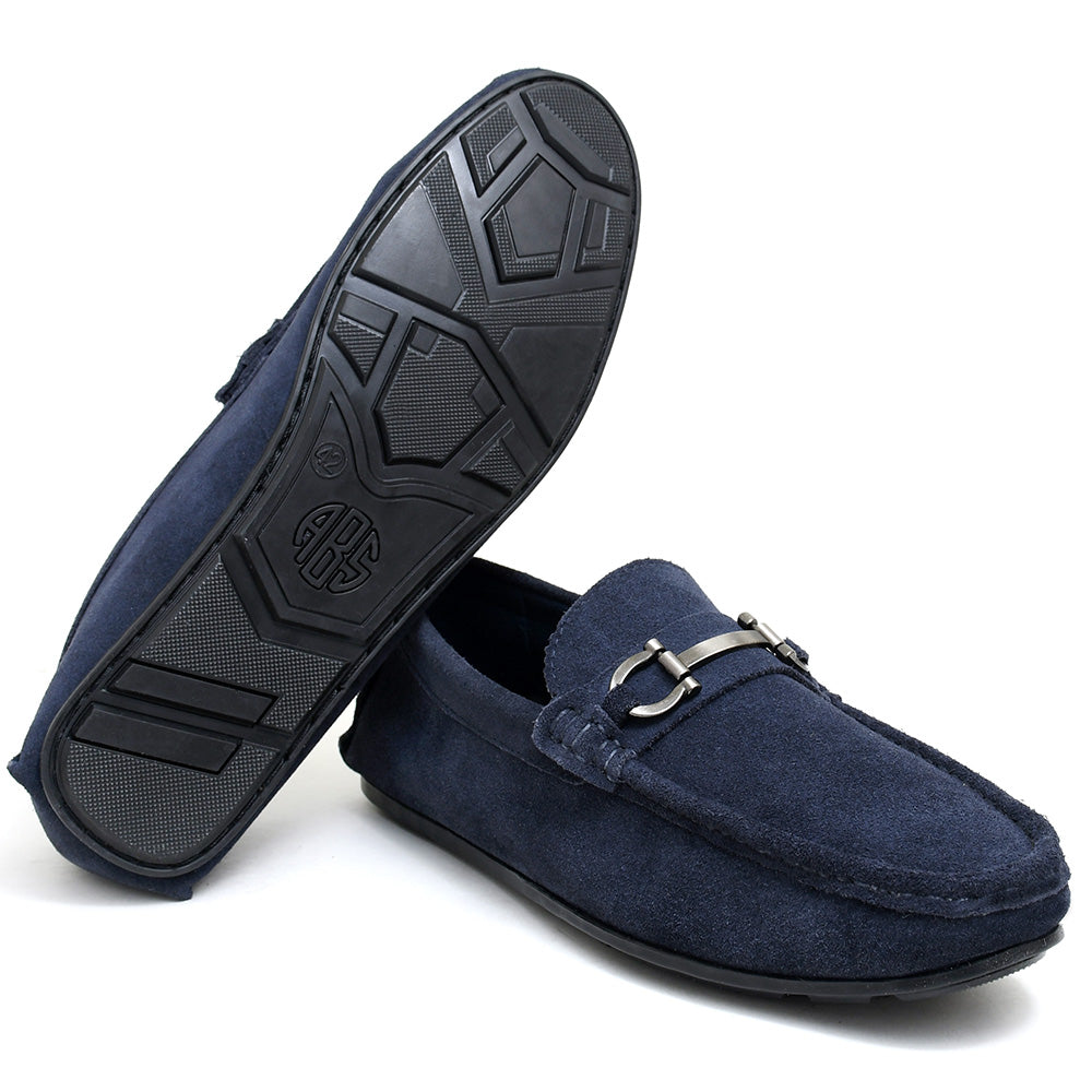 LEATHER SHOES - ROMEO-055 BLUE