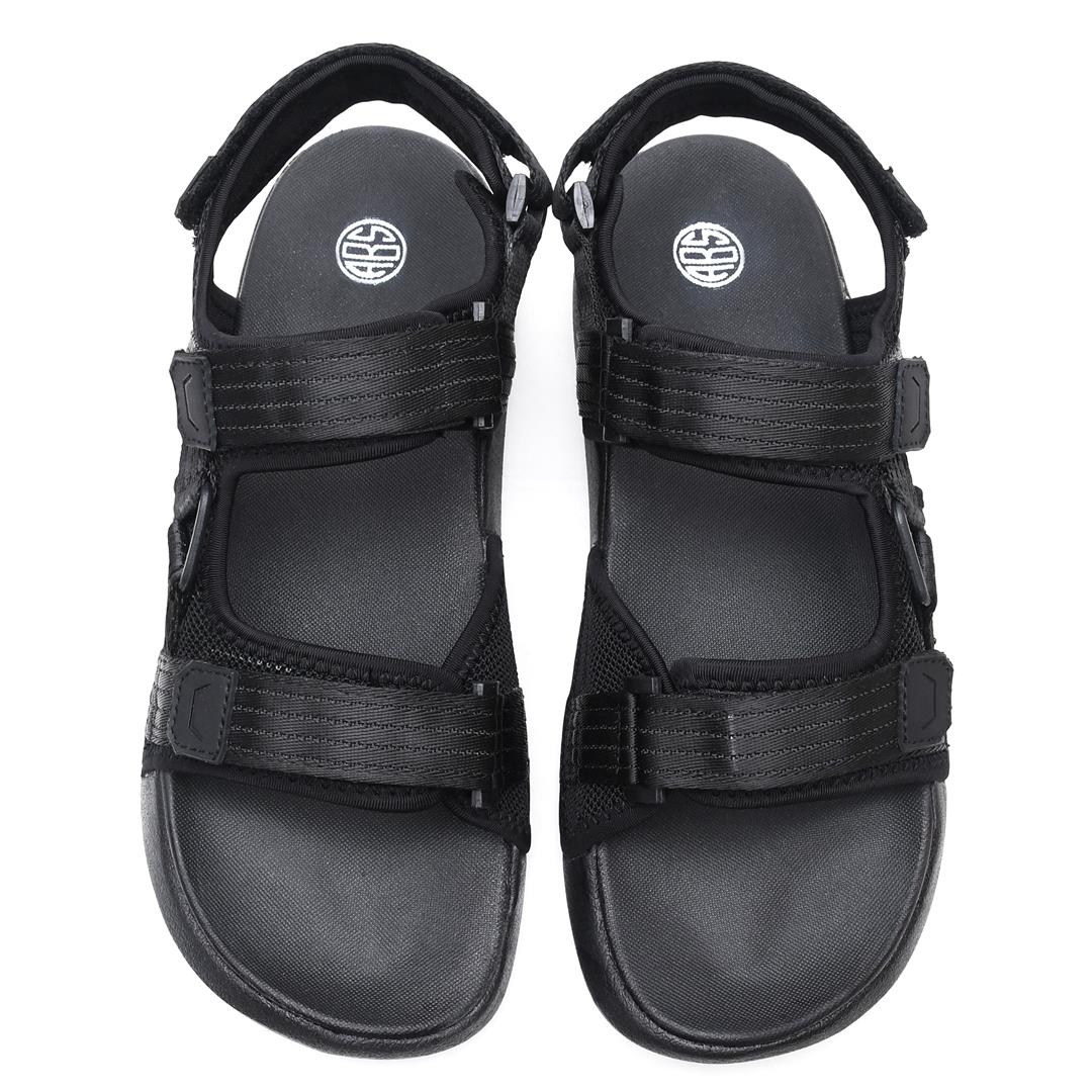 LEATHER SANDAL - MDI-101 BLACK