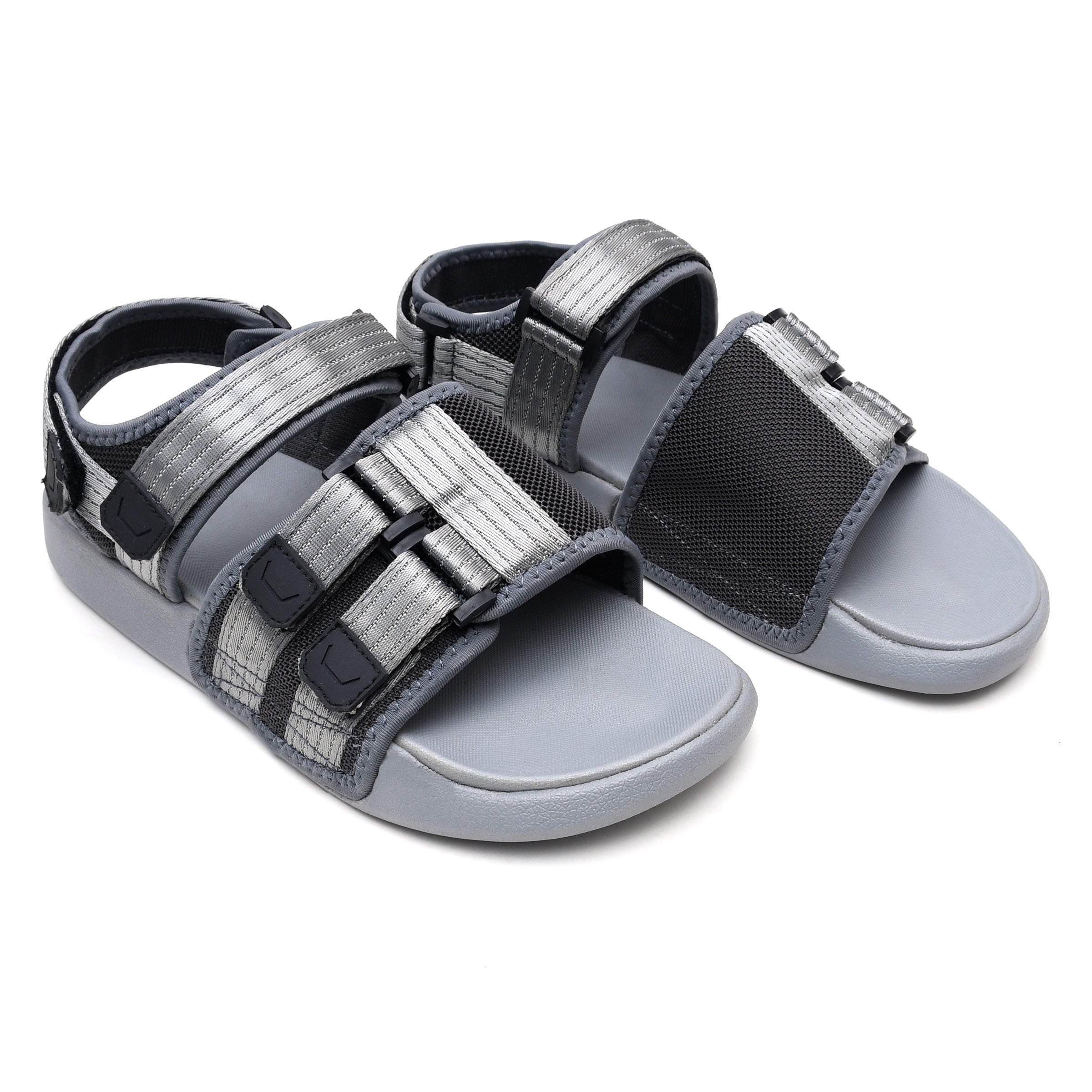 LEATHER SANDAL - MDI-102 GREY