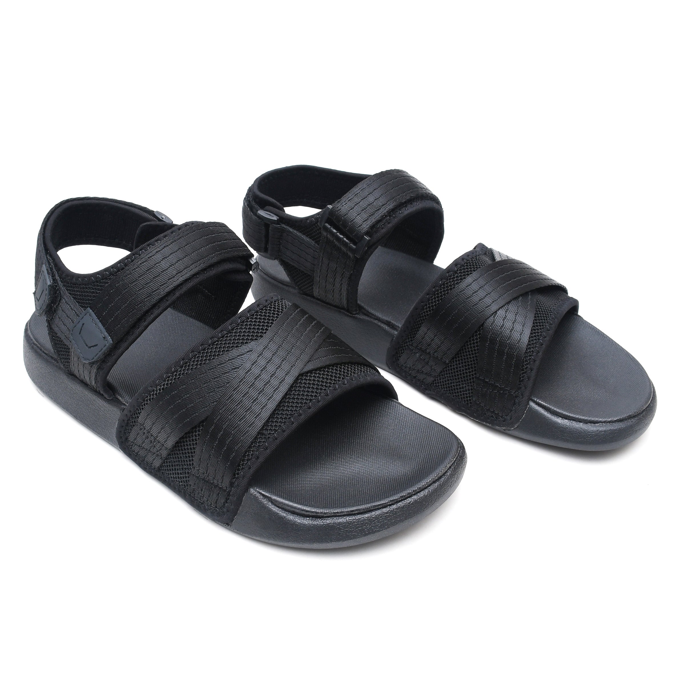 LEATHER SANDAL - MDI-103 BLACK