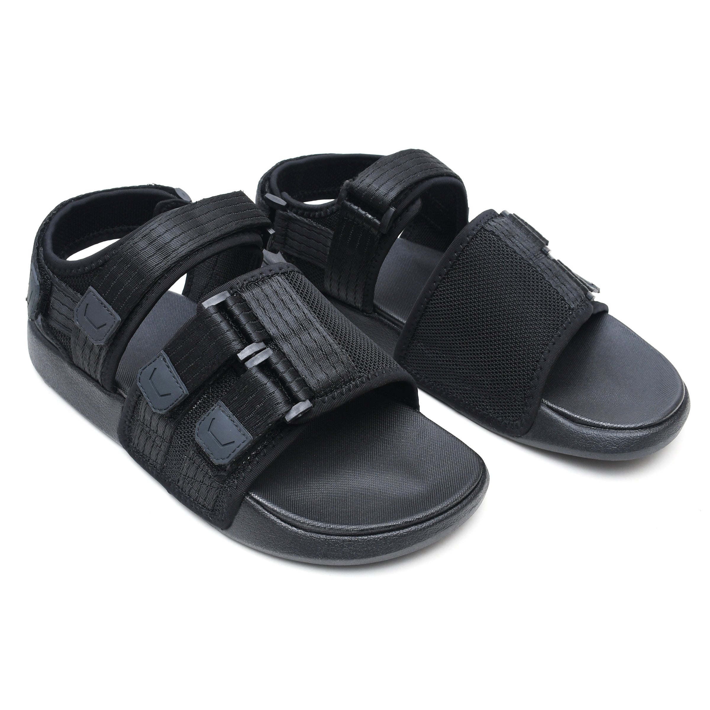 LEATHER SANDAL - MDI-102 BLACK
