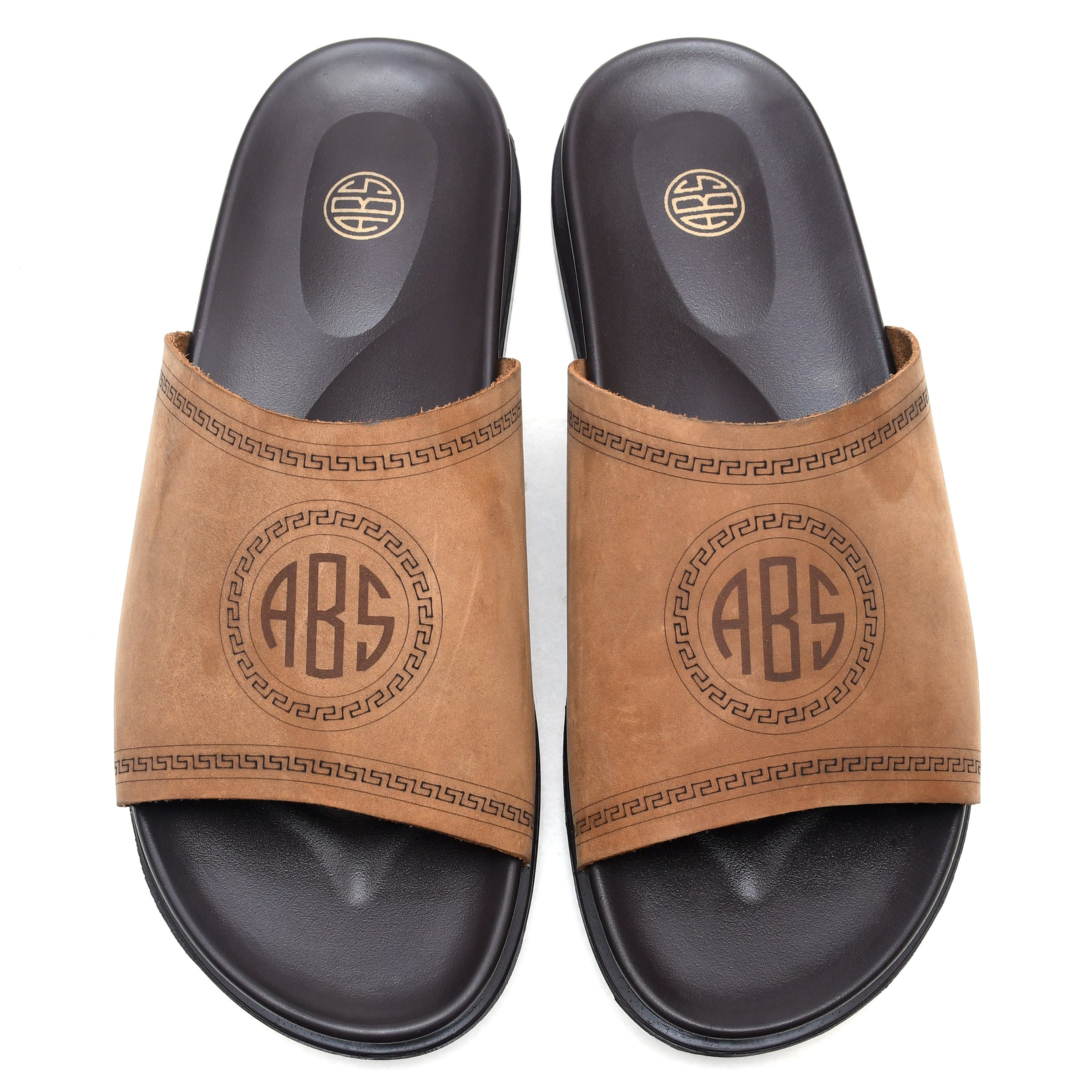 LEATHER SLIPPER - AR-010 TAN
