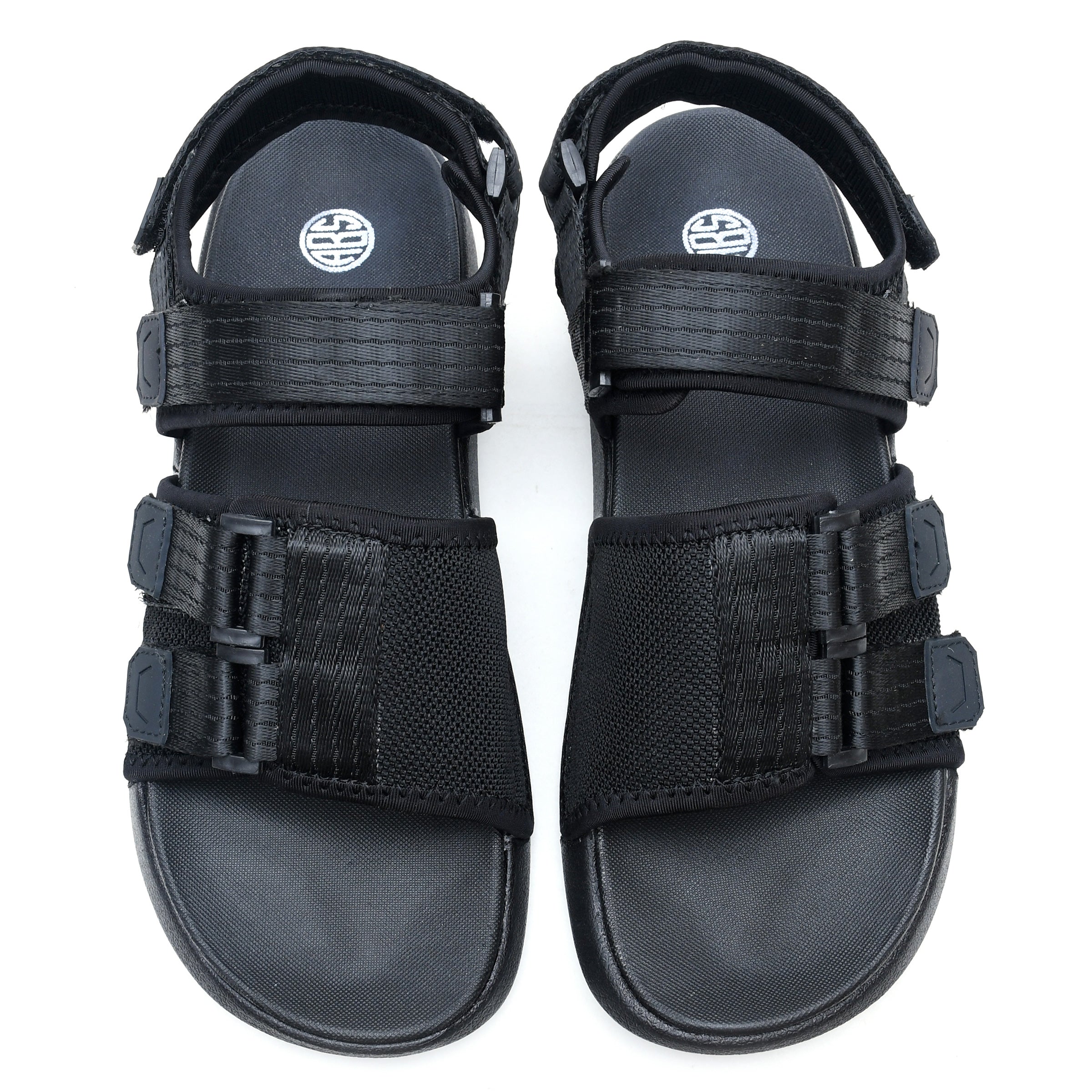 LEATHER SANDAL - MDI-102 BLACK
