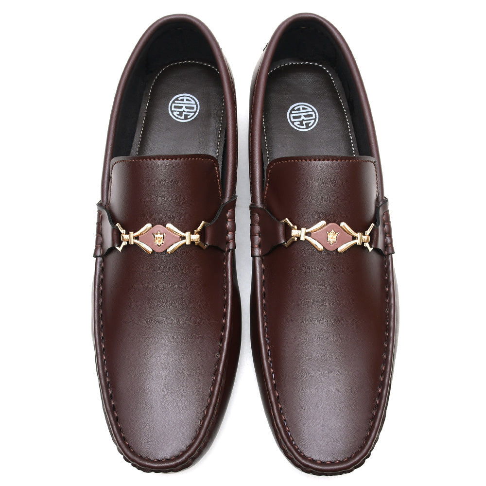 LEATHER SHOES - ACM-621 BROWN
