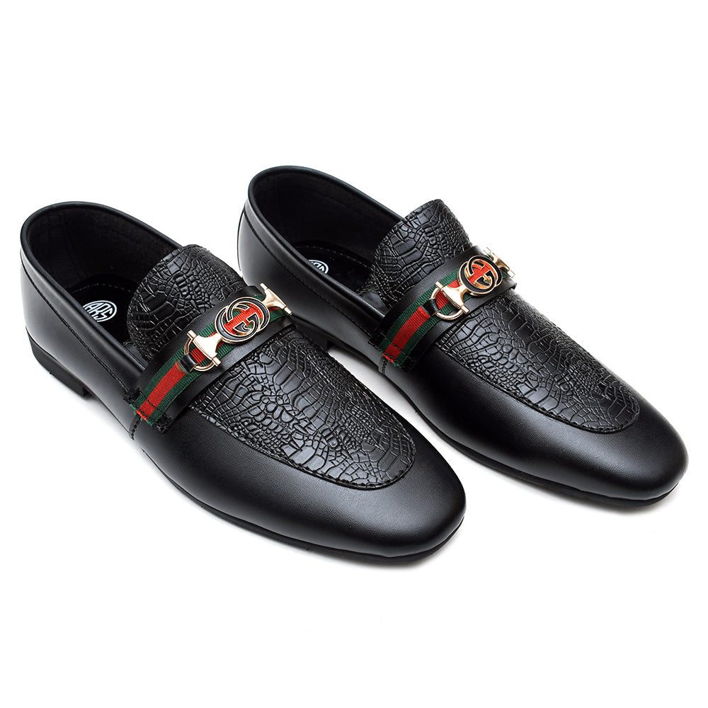 LEATHER SHOES - ACM-1506 BLACK