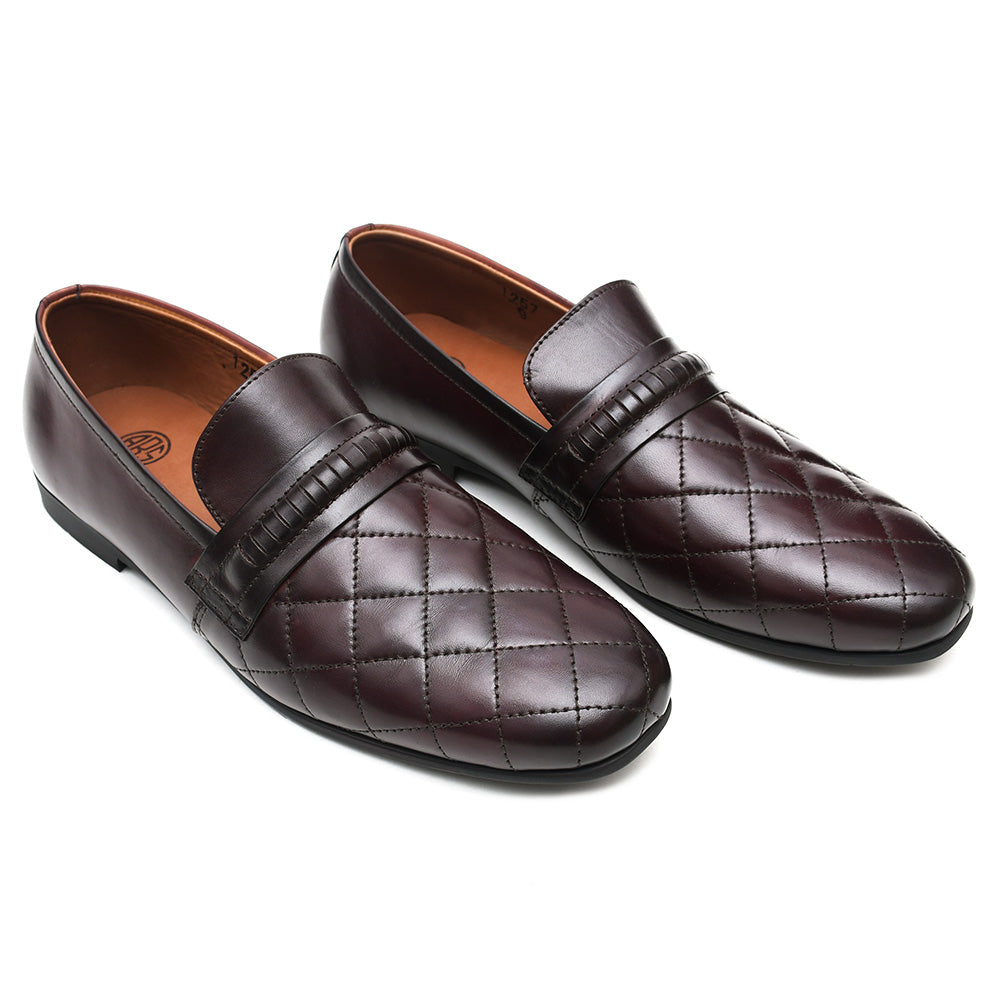 LEATHER SHOES - ACM-1257 BROWN