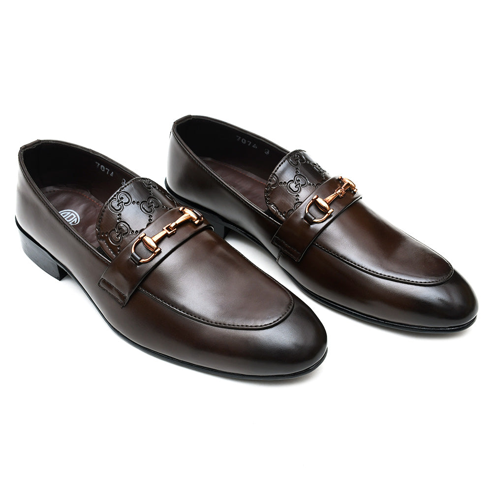 LEATHER SHOES - ACM-7074 BROWN