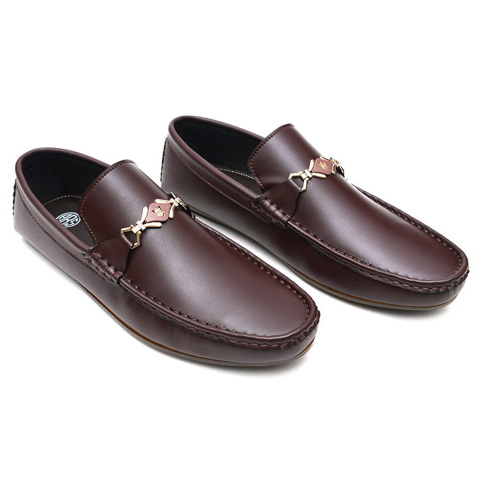LEATHER SHOES - ACM-621 BROWN