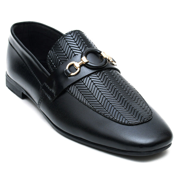 LEATHER SHOES - ACM-1505 BLACK
