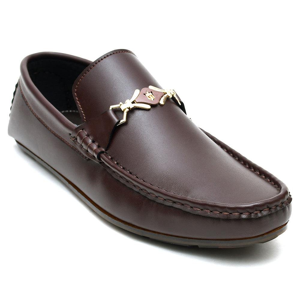 LEATHER SHOES - ACM-621 BROWN